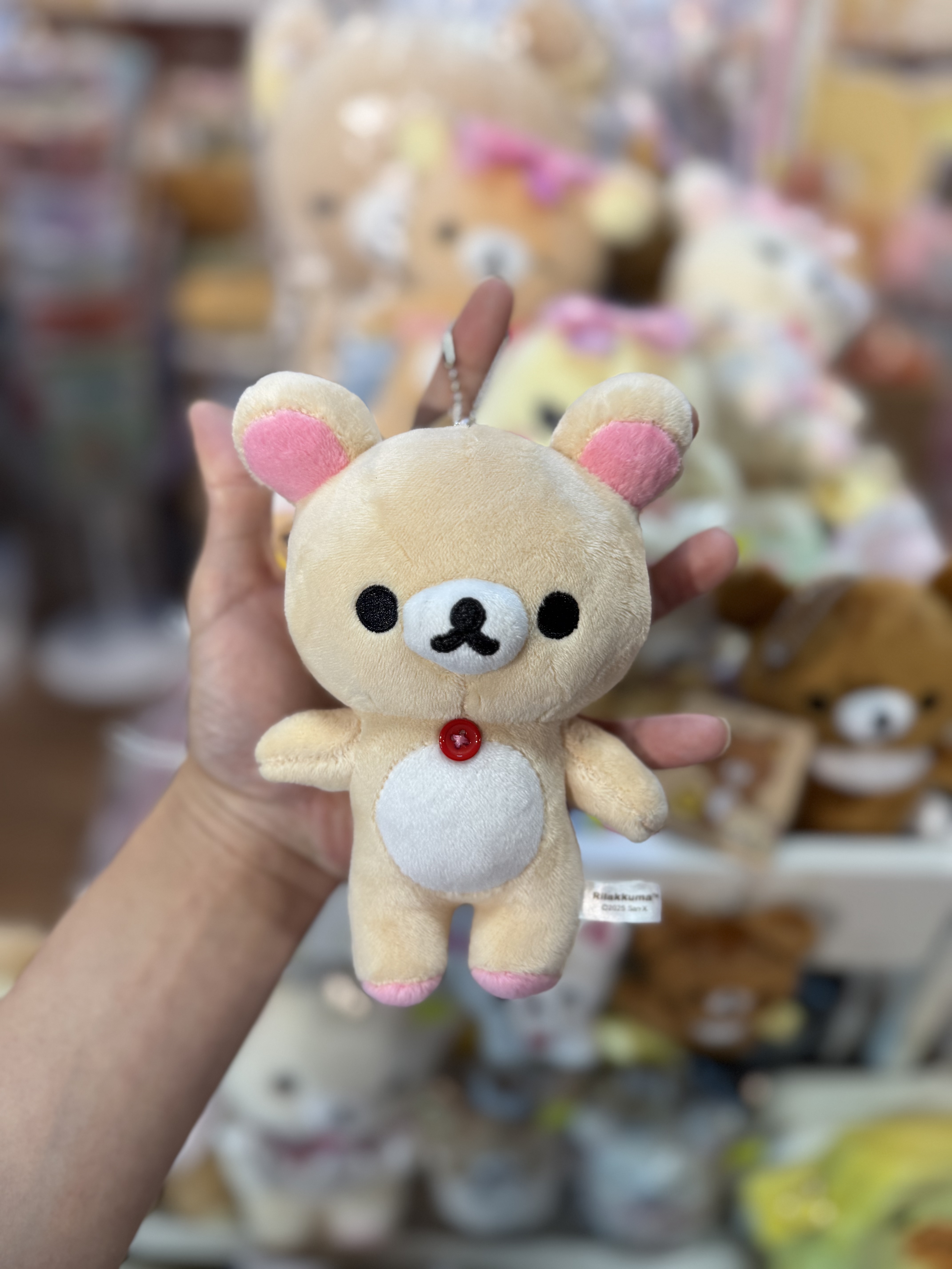 《現貨》全新Rilakkuma 公仔型小物袋掛飾