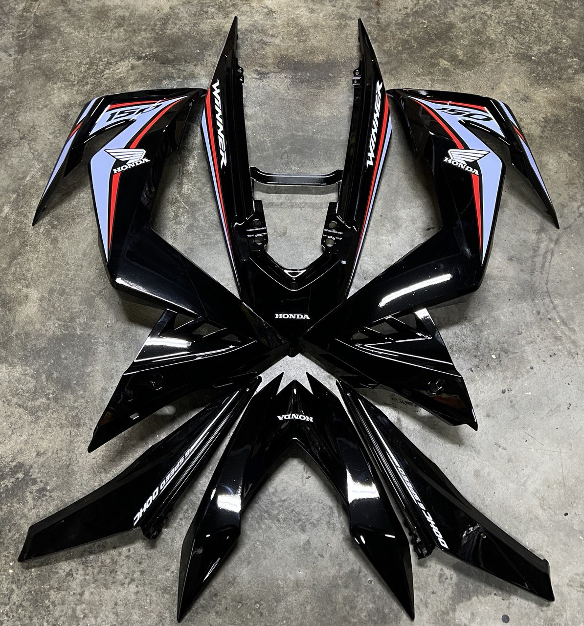Honda Cover Set RS150 Red Winner /Black Winner Red / Black Winner /Black PP Winner/Orange Winner Black /Silver Winner /Monster Winner