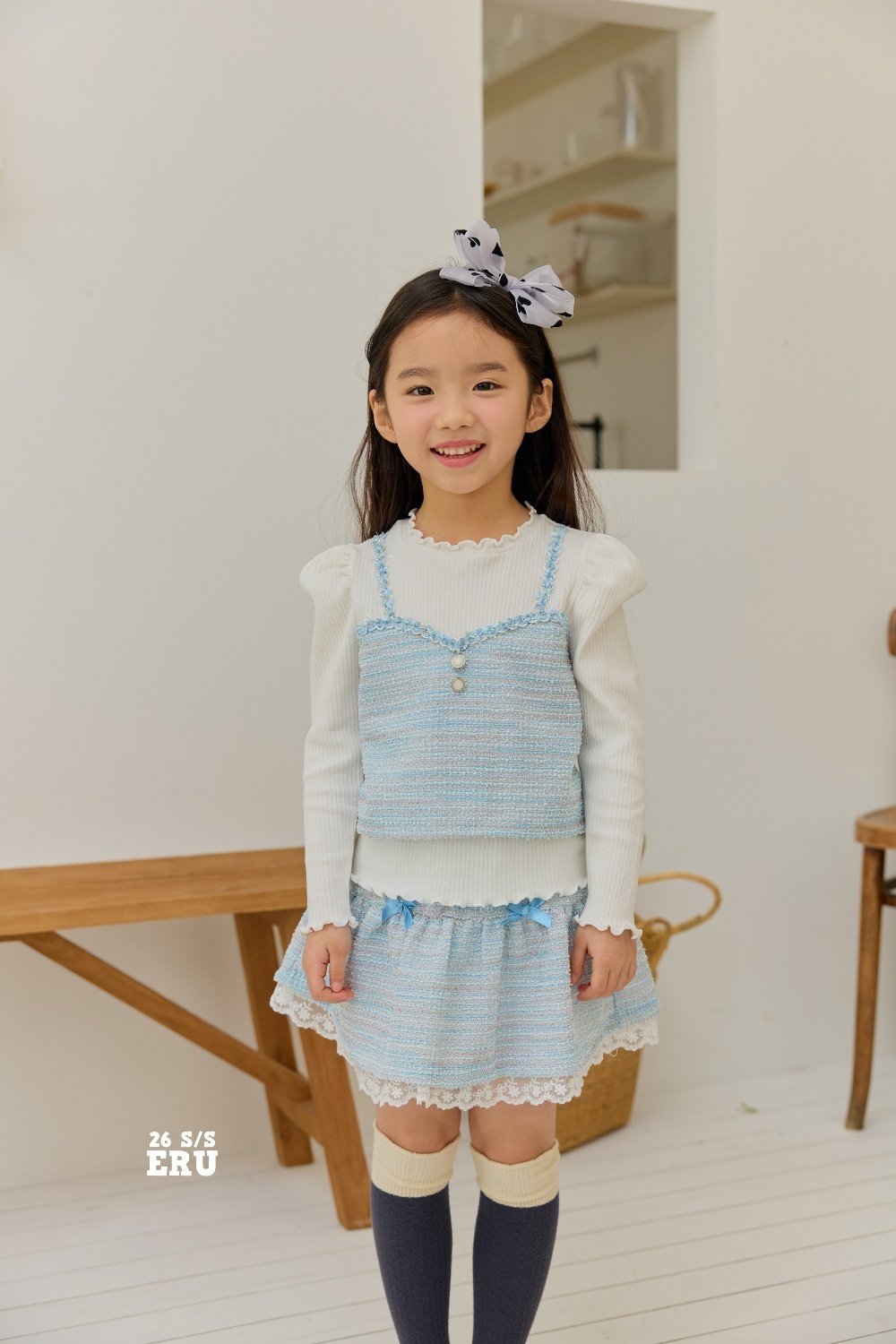 假兩件 Top / 蝴蝶結🎀 裙