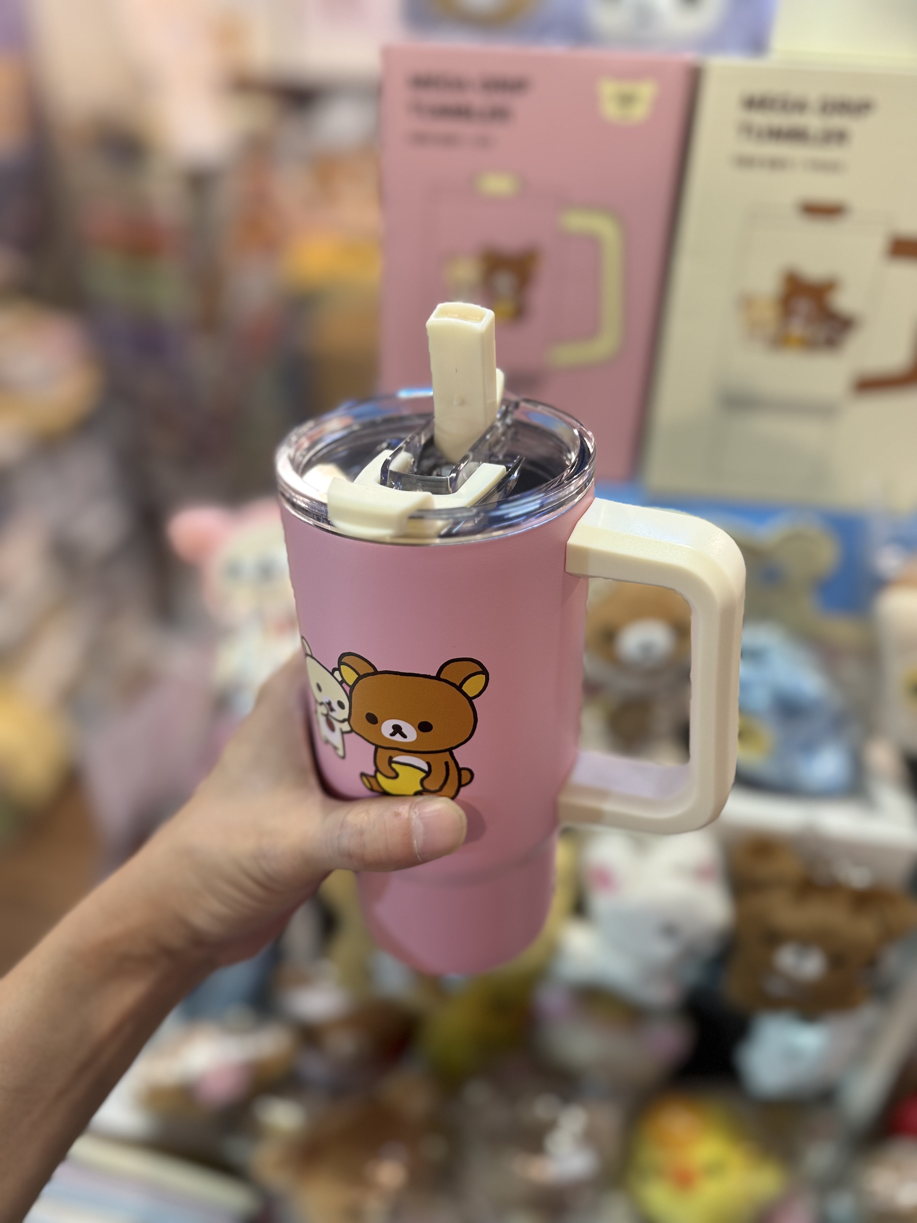 《現貨》全新韓國限定 Rilakkuma連蓋保溫杯 600ml