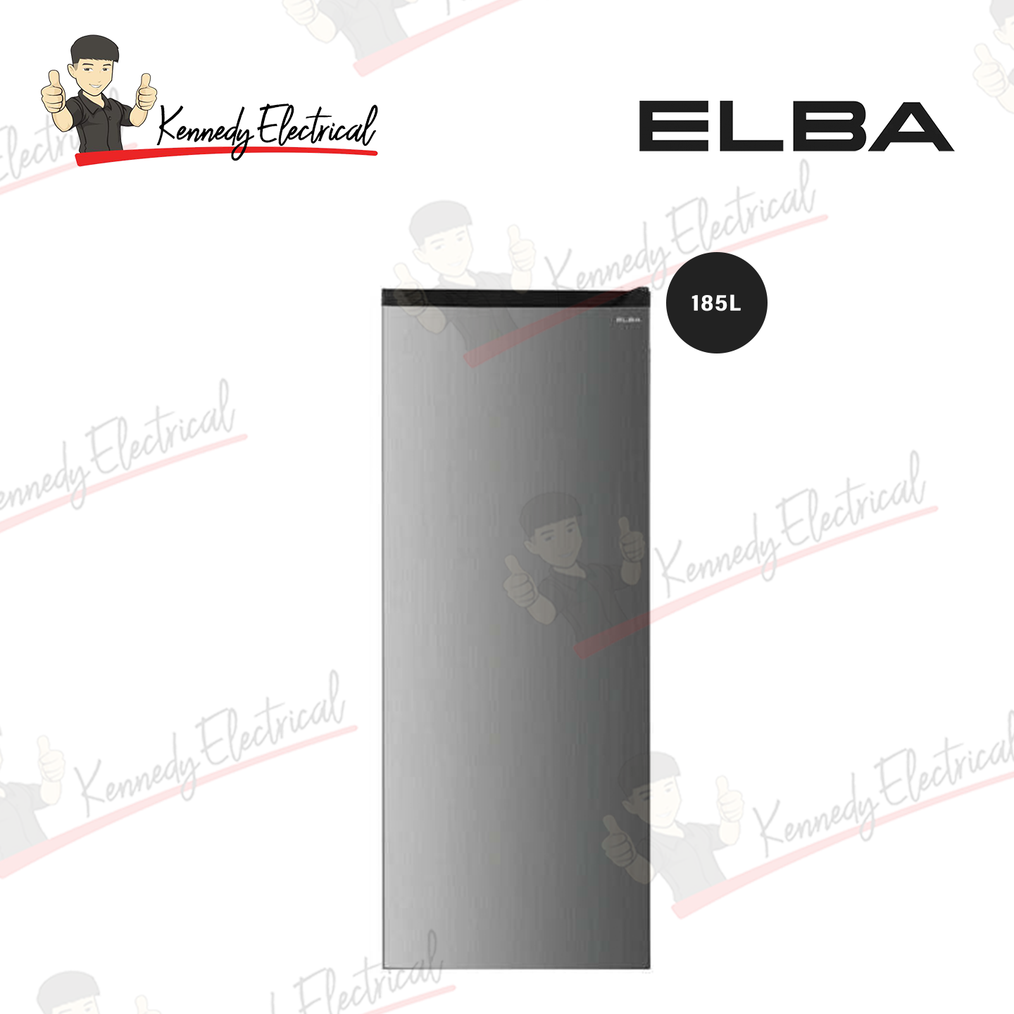 Elba 185L 1 Door Semi Auto Defrost/Direct Cooling  Refrigerator ER-N1854(SV)
