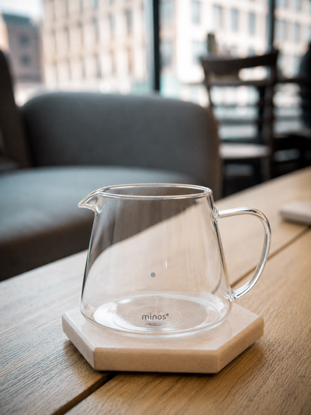 minos Coffee Glass Server
