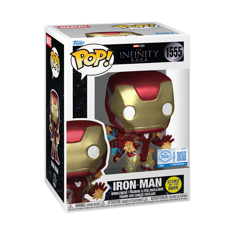 📦訂購 英國代購 Funko POP! Marvel Plus Iron Man (Glow) Figure 模型