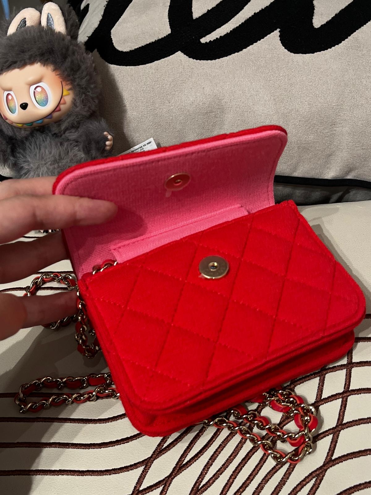全新 Chanel Mini Flap Bag with chain Size: W12.5*H9*D3cm  100%Authentic ,全新 ✅晶片貼✅dust bag