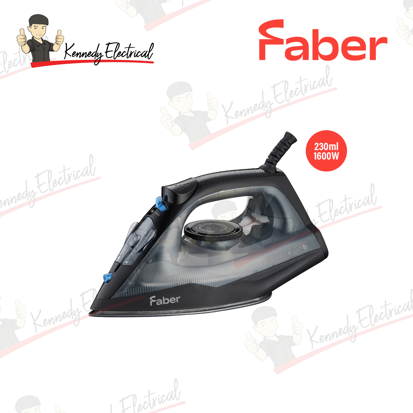 Faber 1600W Steam Iron FSI 1623