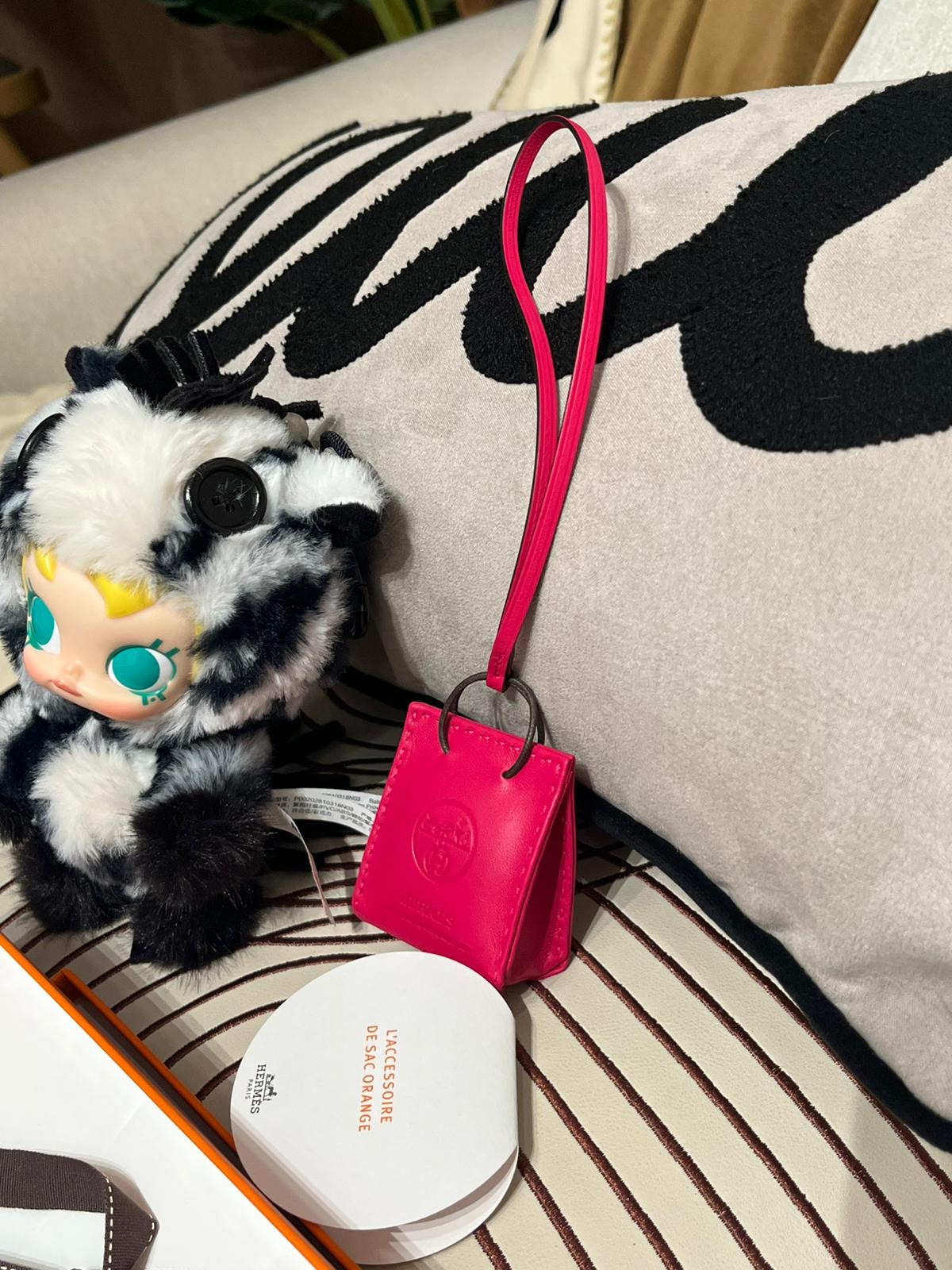 未使用品 Hermes shopping bag charm 100%Authentic,UNUSED未使用品 ✅box 