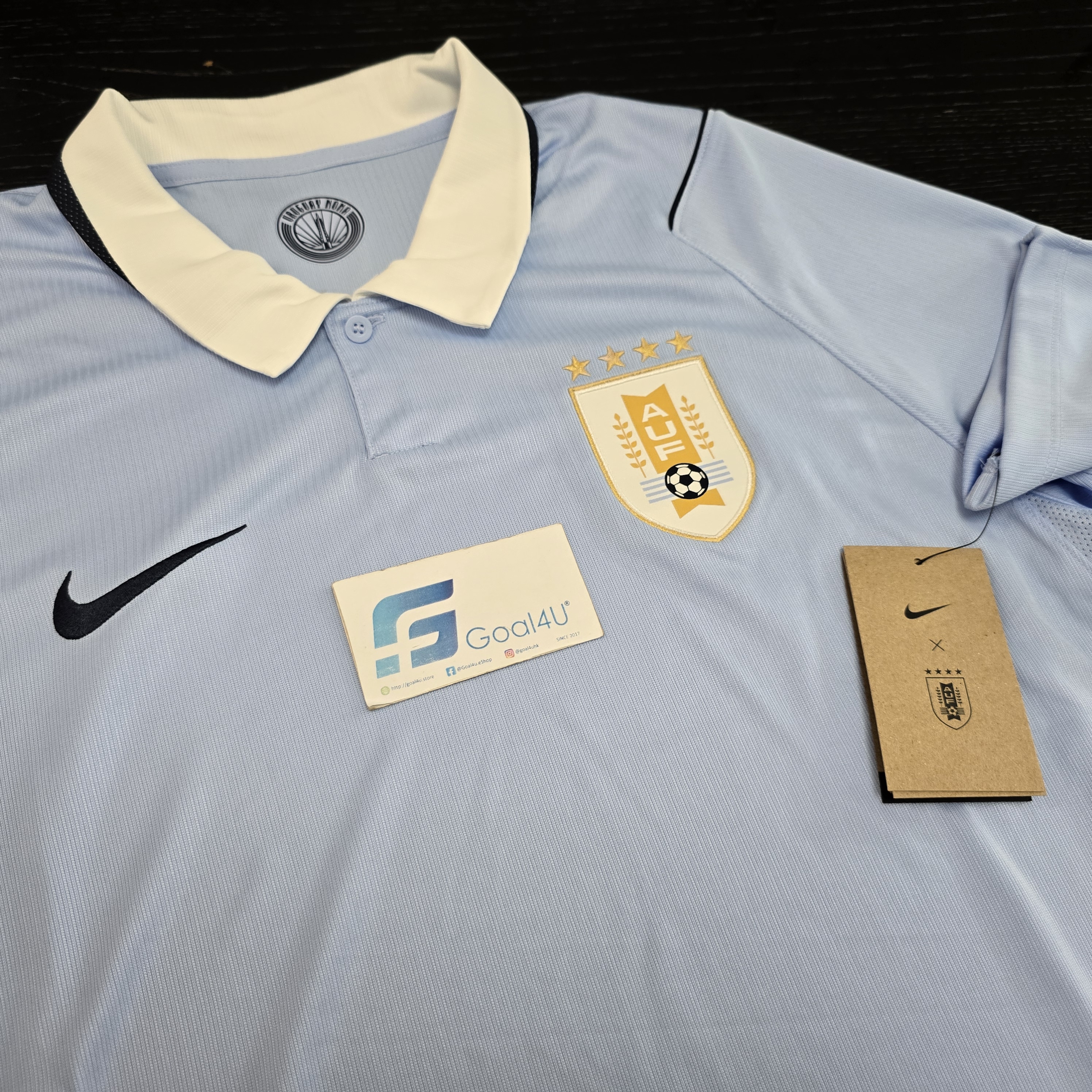 天藍軍團 Nike Uruguay 烏拉圭 2026-27 主場球迷版球衣 (可加印字章) IO4680