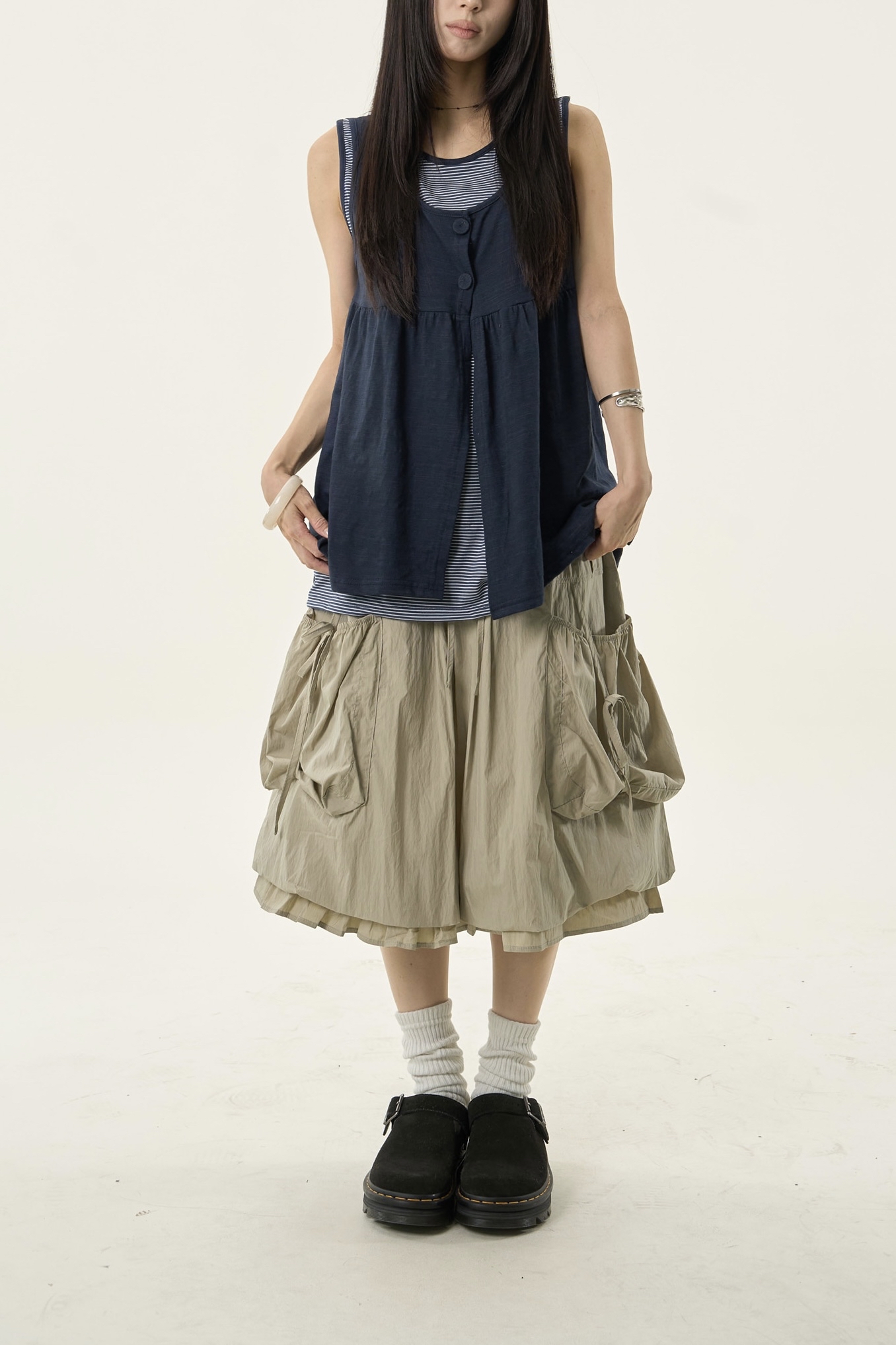 Ruffled Layered Tank Top