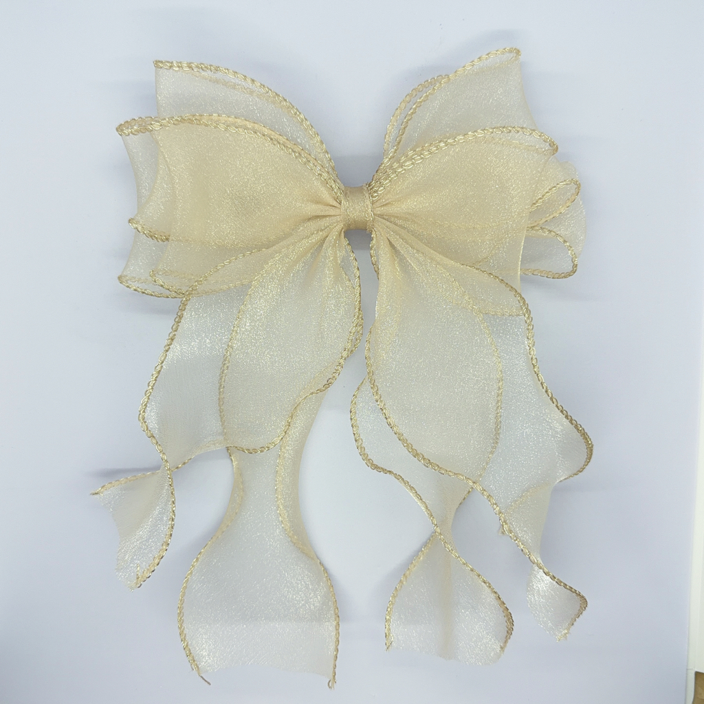 大蝴蝶結髮夾 / Large Bow Hair Clip - A
