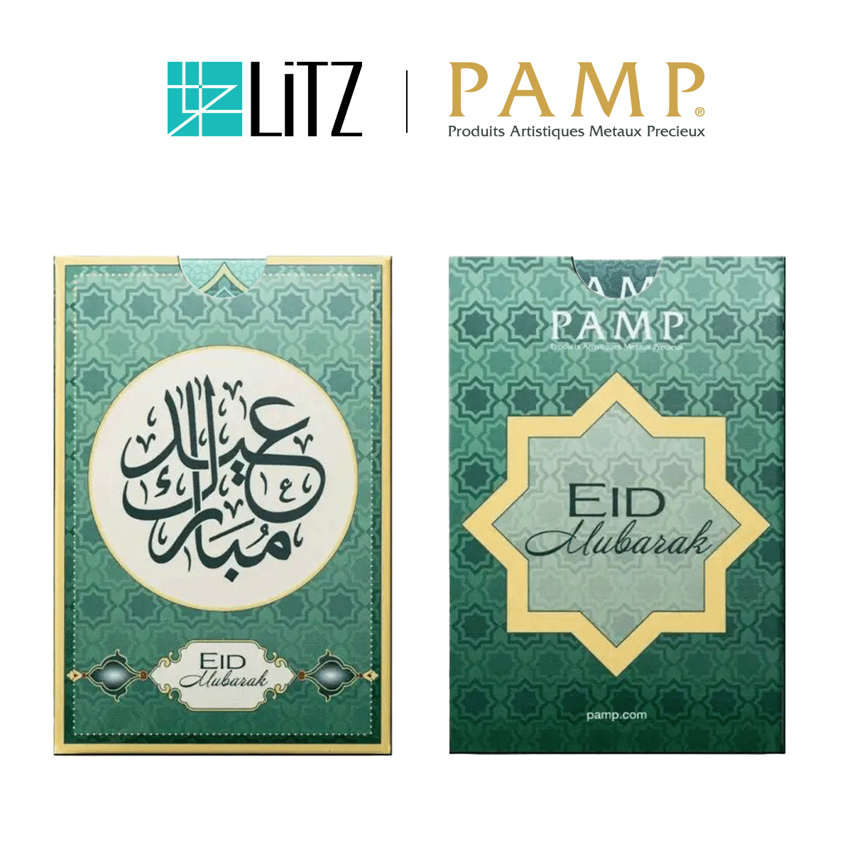 [5 gram] LITZ PAMP Suisse Eid Mubarak Limited Edition Gold Bar (999.9) PG068