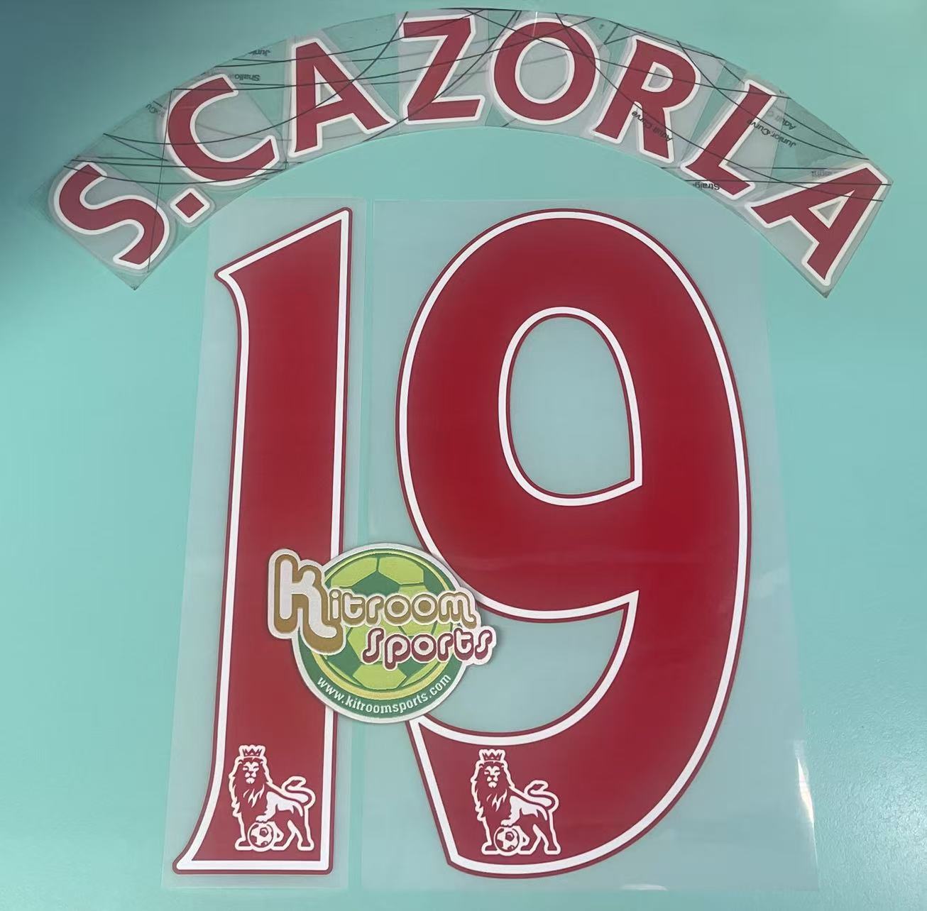 2014-15 Arsenal Away EPL Nameset #19 S.CARZOLA