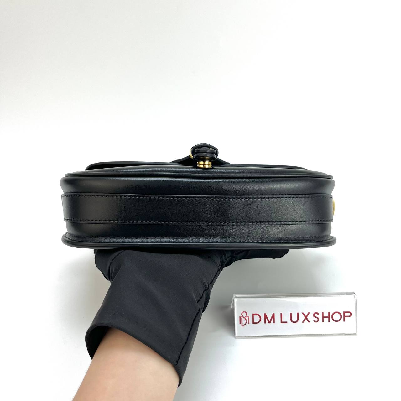 Dior Black Calfskin Bobby East West