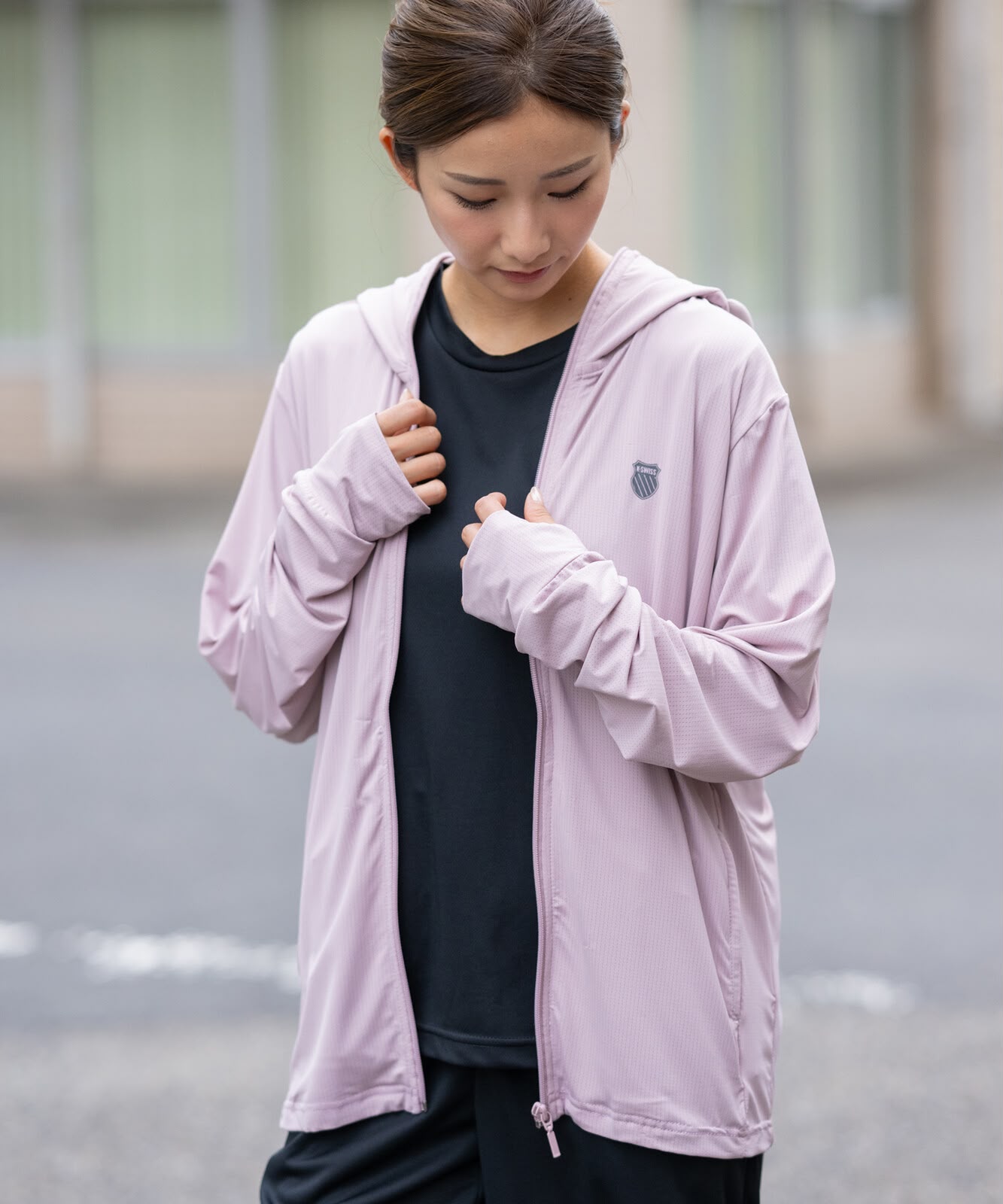 K-Swiss 冷感輕量防曬外套