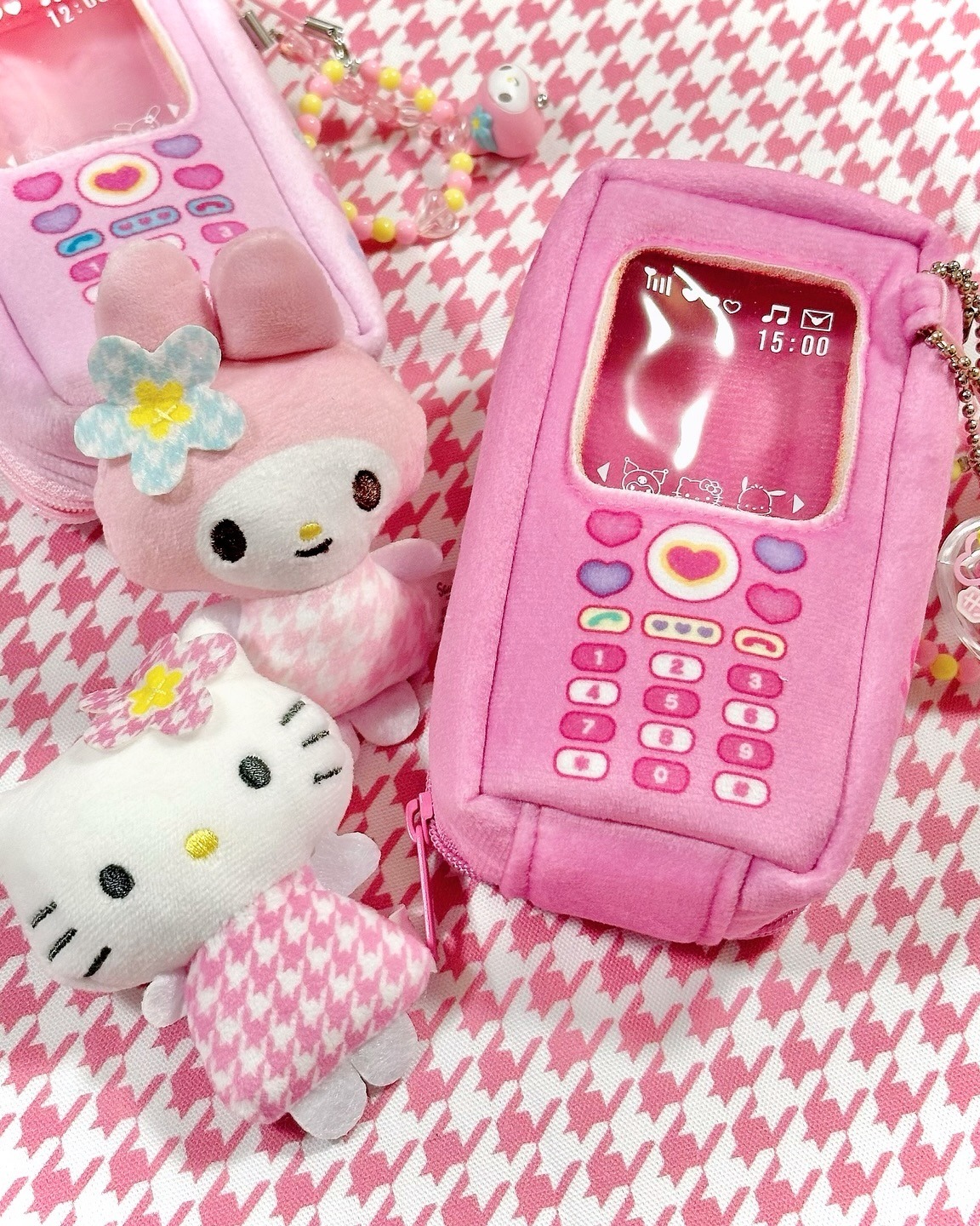 預訂 | 日本SANRIO Y2K復古電話掛件袋