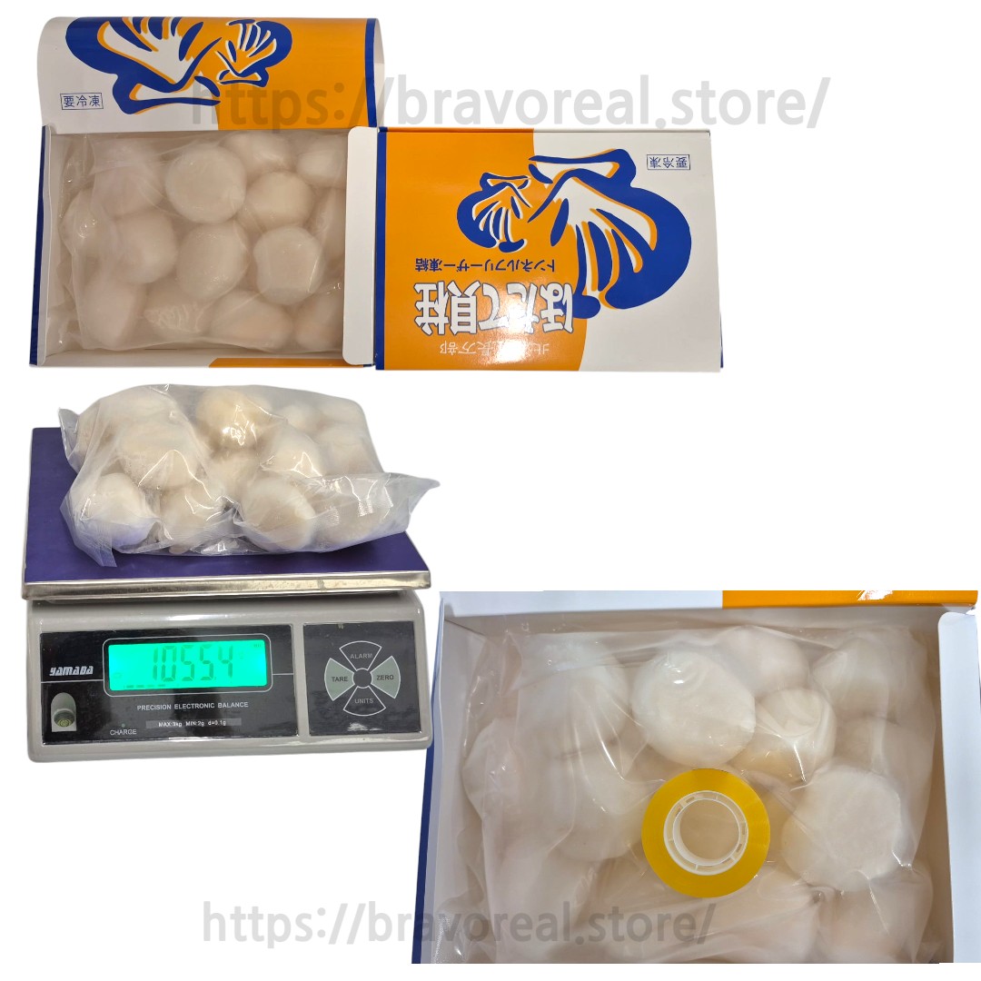 北海道 - 特大天然帶子 [ 煮食用 - XXXL / 1000g / 15-17本 ] Hokkaido Scollops 