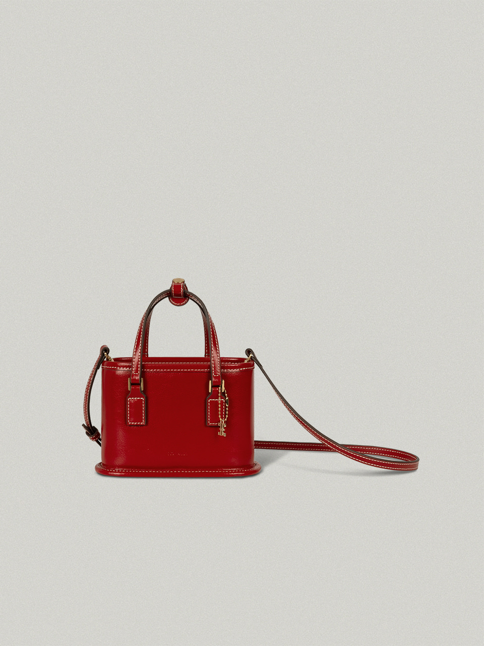 Petit Borough Bag - Stitch (Black/ Camel/ Red/ Lemon)