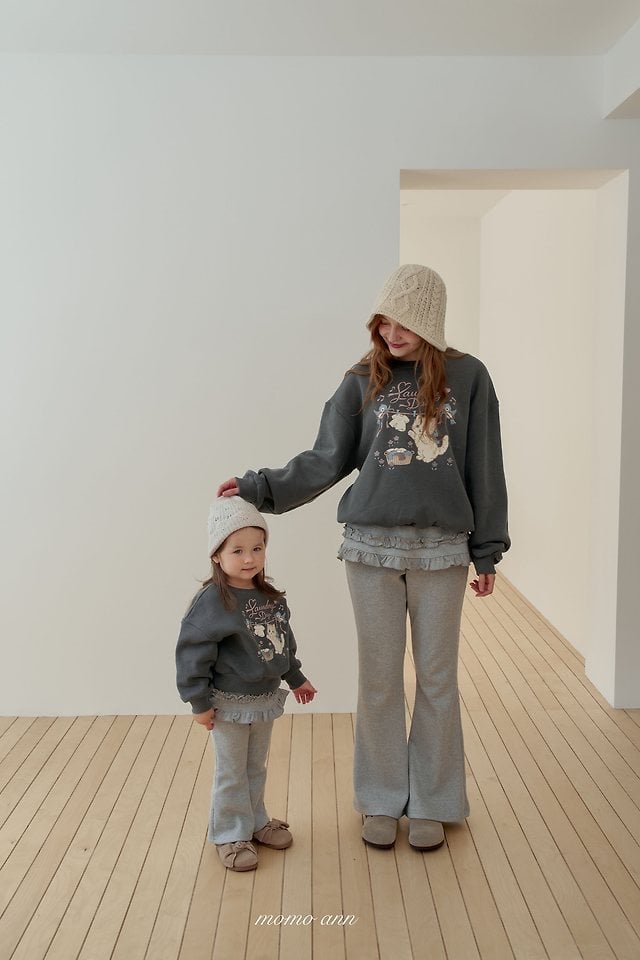 Momoann | Pigcat sweatshirt with Mom