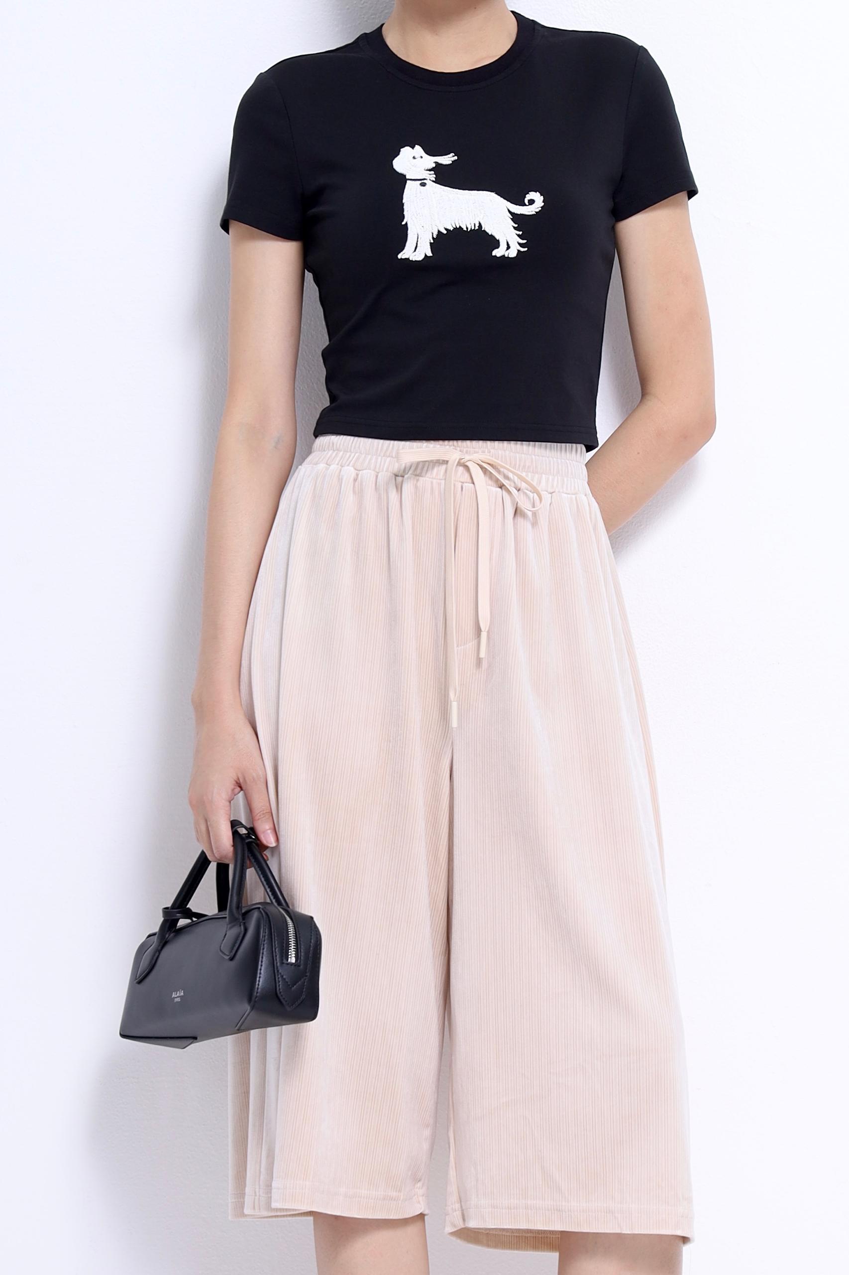 独家绒布裤子 1596