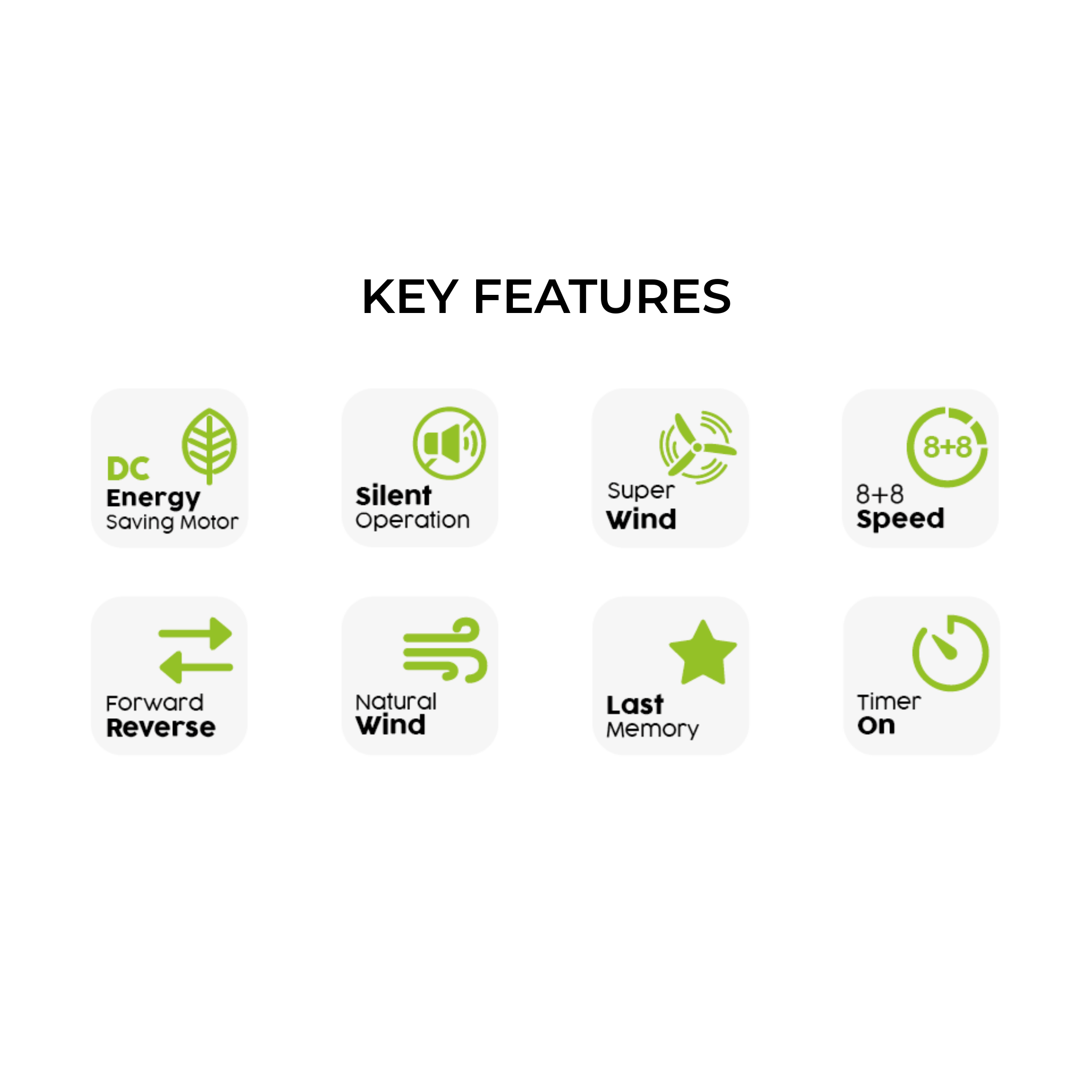 Alpha 56" AX80 3-Blade Ceiling Fan (AX80)