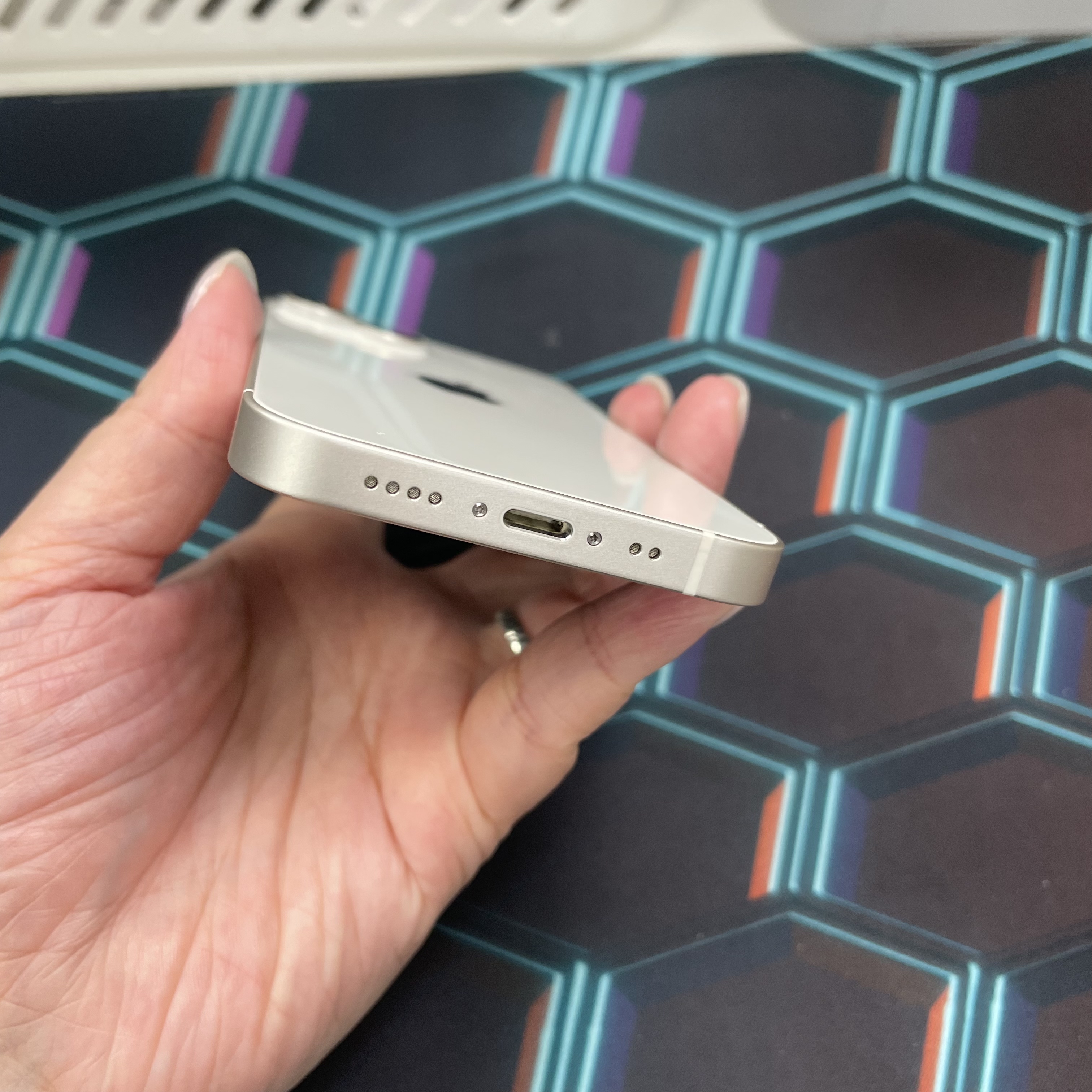 *6388 13 mini 完美機 256GB 電100 白色 white