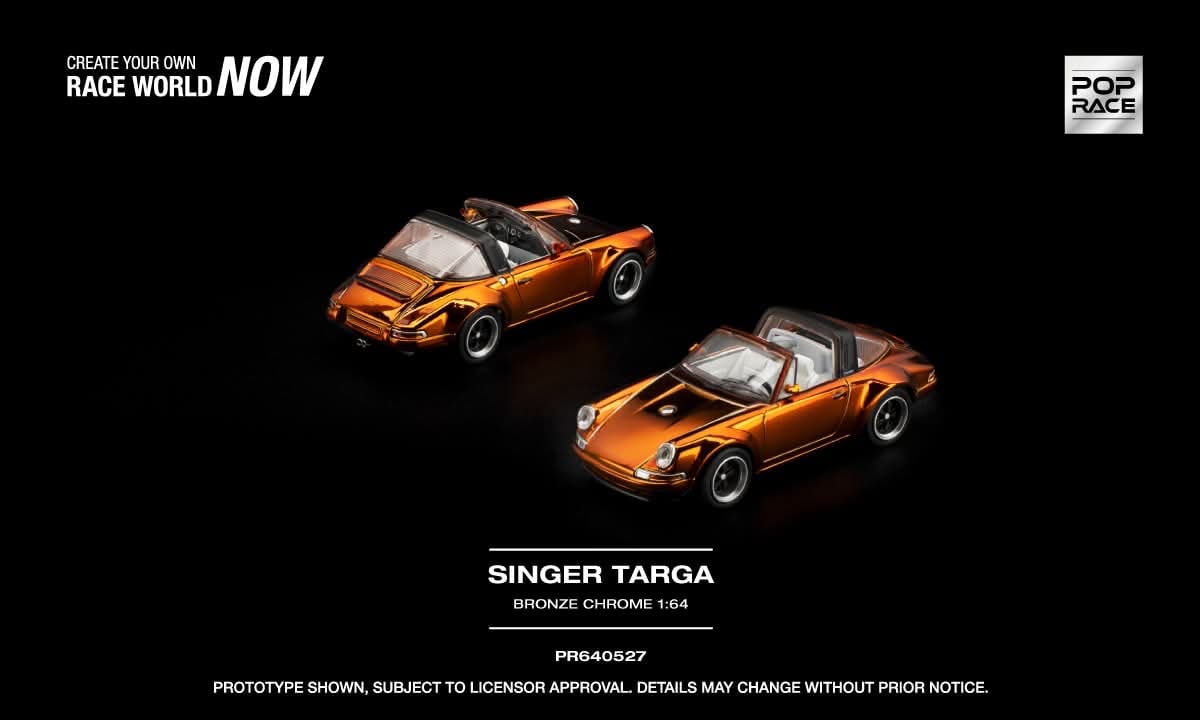 （預訂 Pre Order) Poprace (PR640527) SINGER TARGA BRONZE CHROME