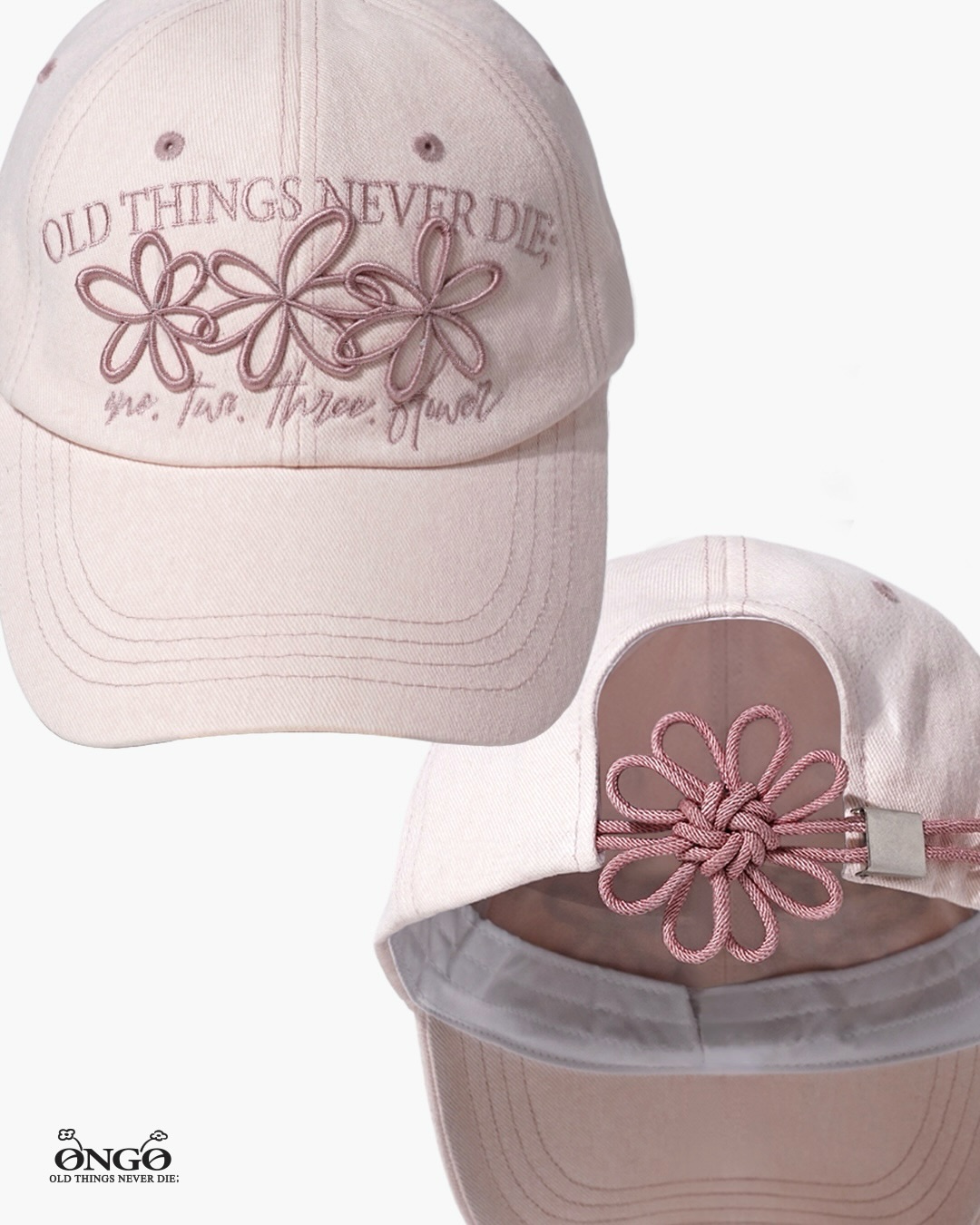 《Pre-Order》온고 ONGO old things never die ONE, TWO, THREE PIGMENT CAP 低飽和度帽子 (2026 Ver.)