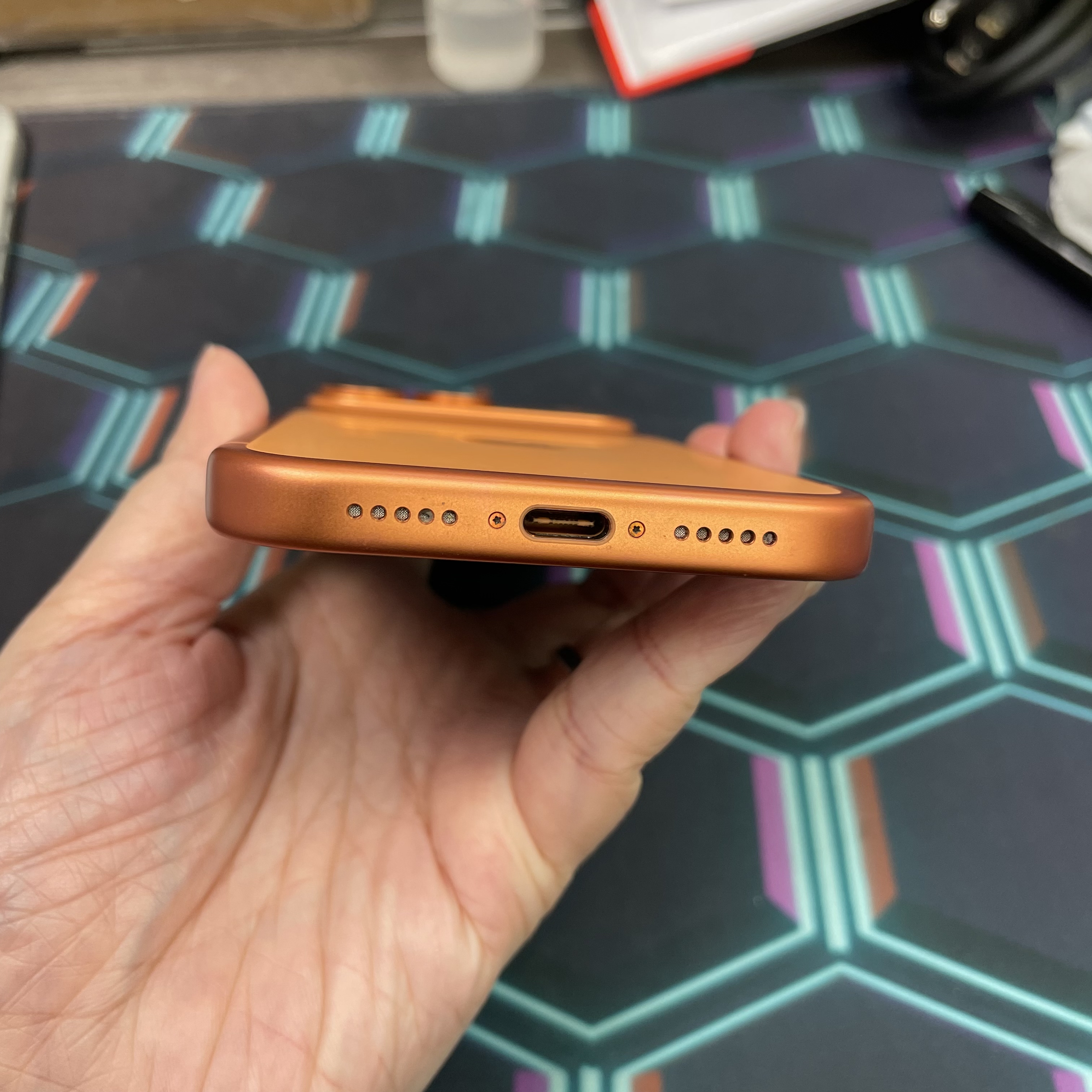 *8364 17 pro 完美機 512GB 電98 橙色 orange