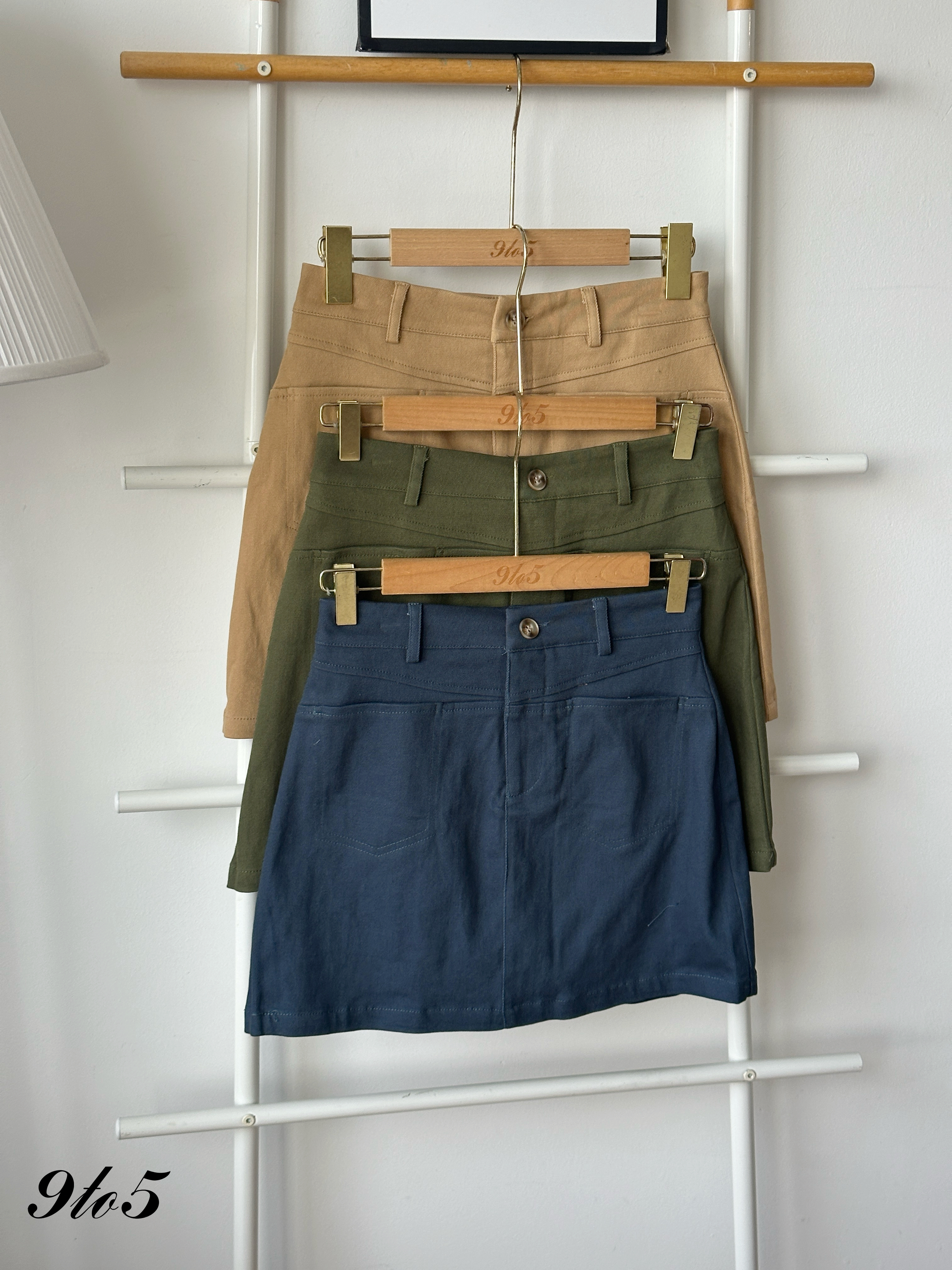 S1966 Denim Short Skirt - 3 Colors 