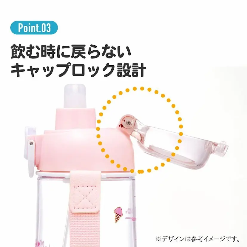 現貨🌸日本直送 |Skater Pokemon 比卡超/寵物小精靈兒童透明一鍵式吸管水瓶/水壺 [630ml]