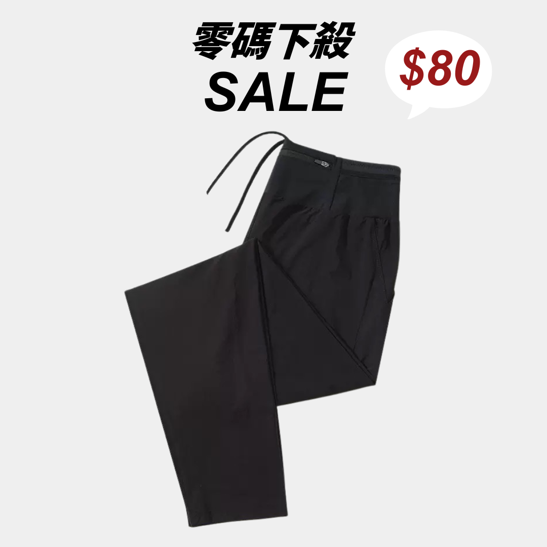 彈力速乾九分褲
