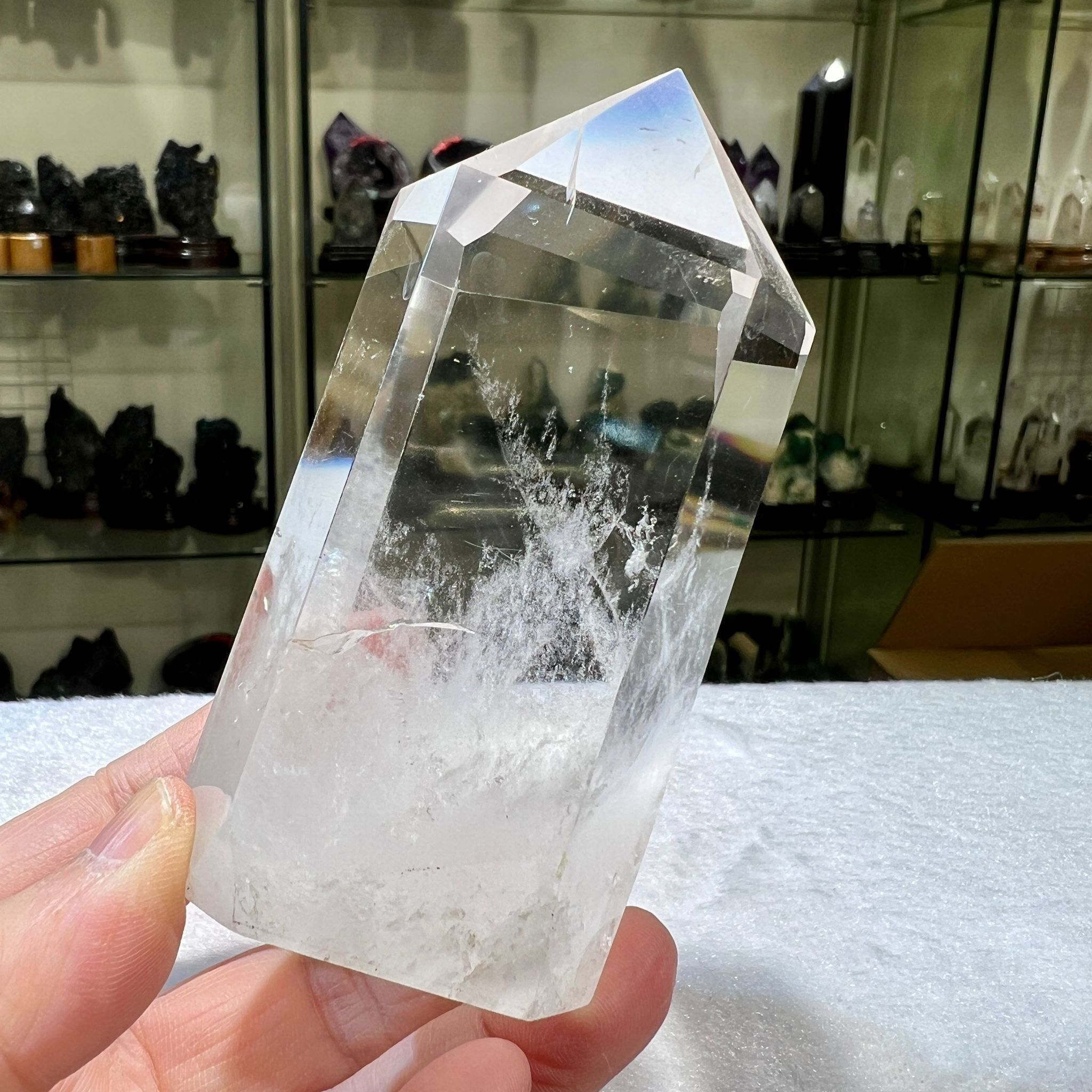 白水晶柱 (連座) -02