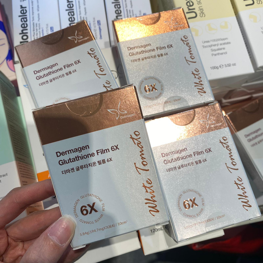 現貨 - 韓國醫院Dermagen 高濃縮穀胱甘肽口溶膜30 片/盒 Glutathione Film 6X 