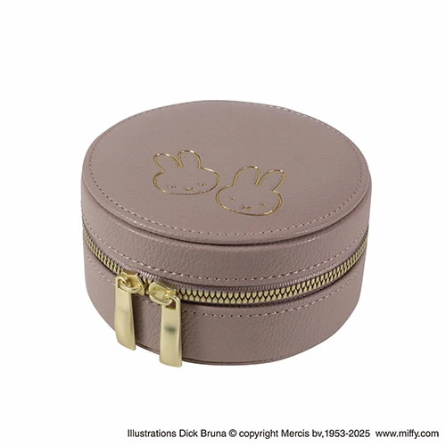 日本限定 Miffy 米菲圓形首飾盒｜旅行收納必備｜可愛實用