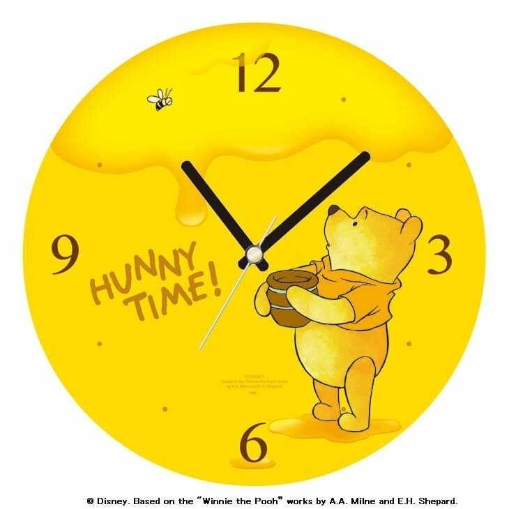 [現貨] [日本直送] Winnie the Pooh 掛鐘 {TF237649}