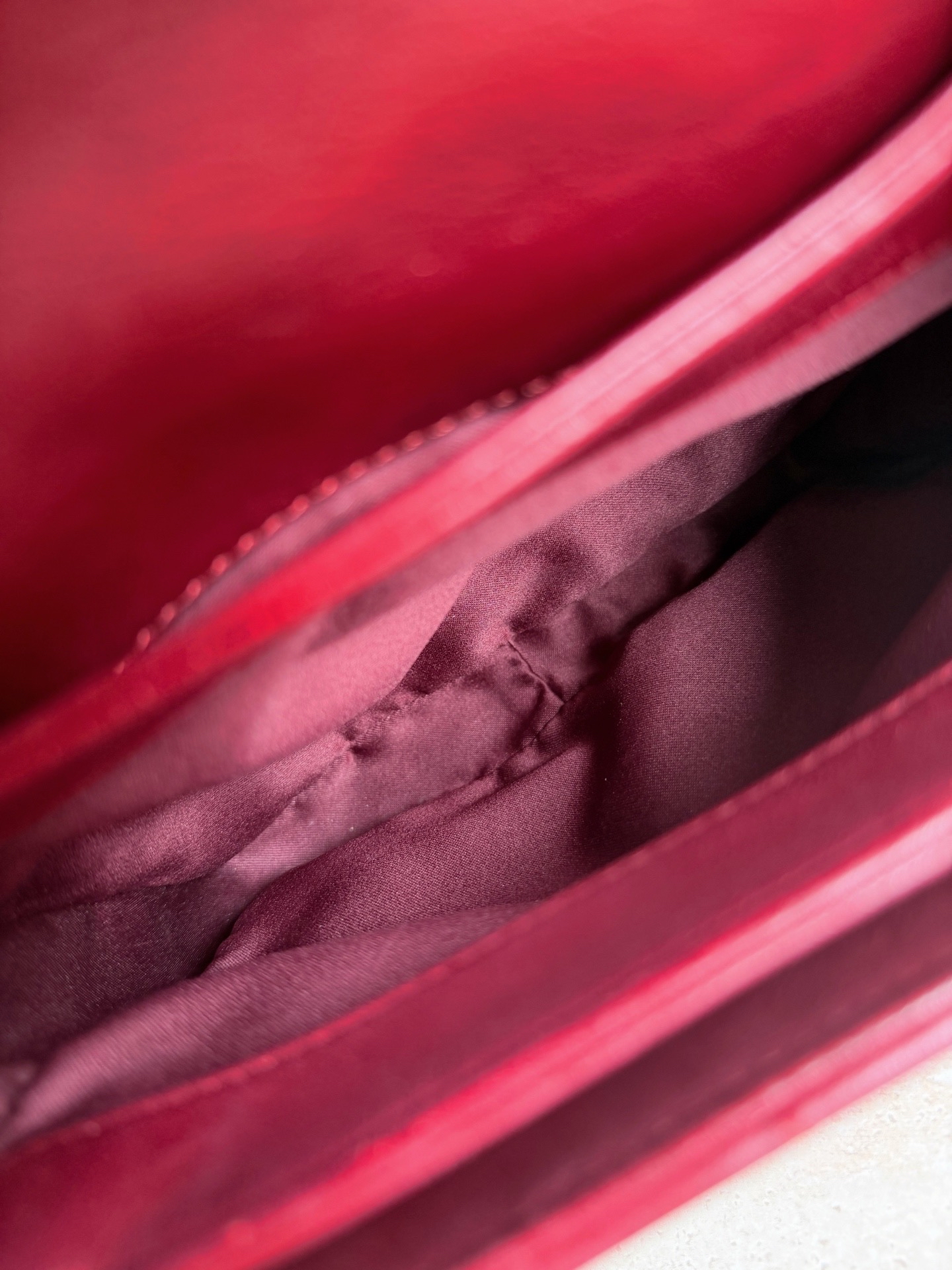 【預訂貨品】Chanel酒紅色泡芙方胖子