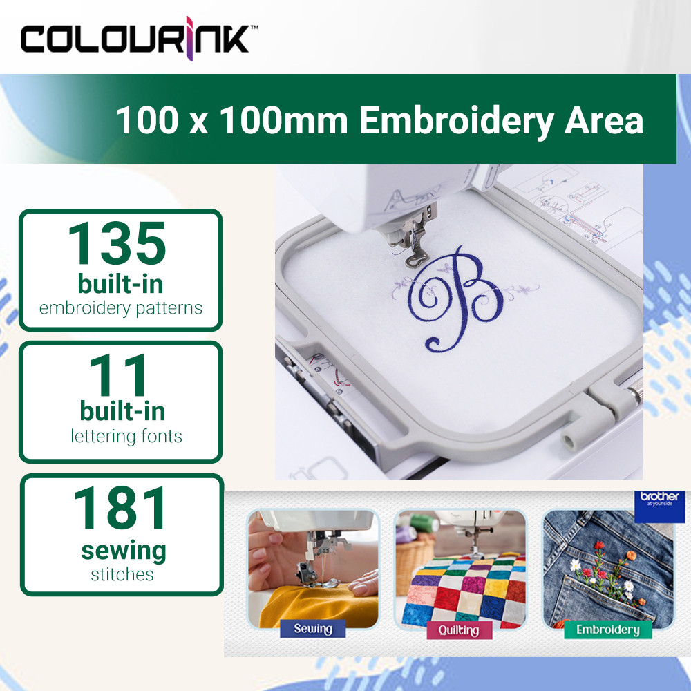 Brother Innov-is M370 Sewing Machine, Quilting & Embroidery /Mesin Jahit Brother Replace NV180