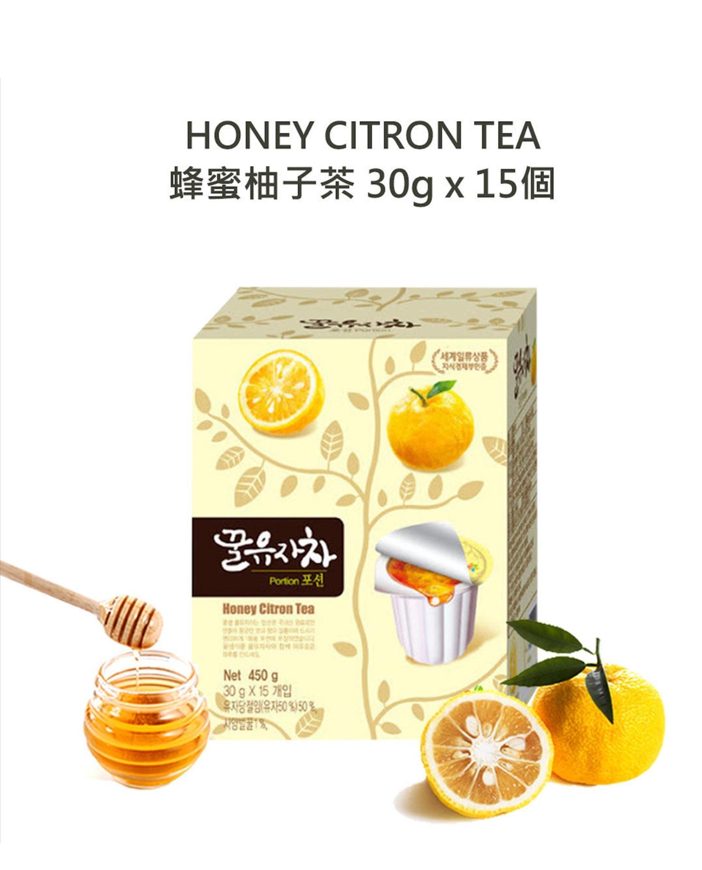 韓國蜂蜜柚子茶 30g x 15個