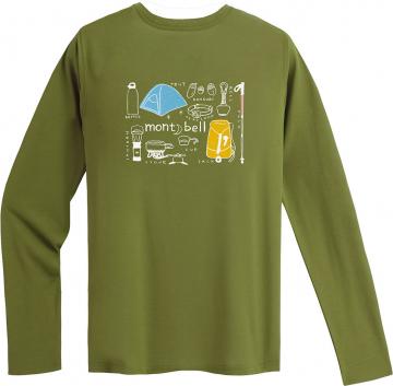 Montbell Women's Wickron Long Sleeve Tee Mountain Gear 1114797