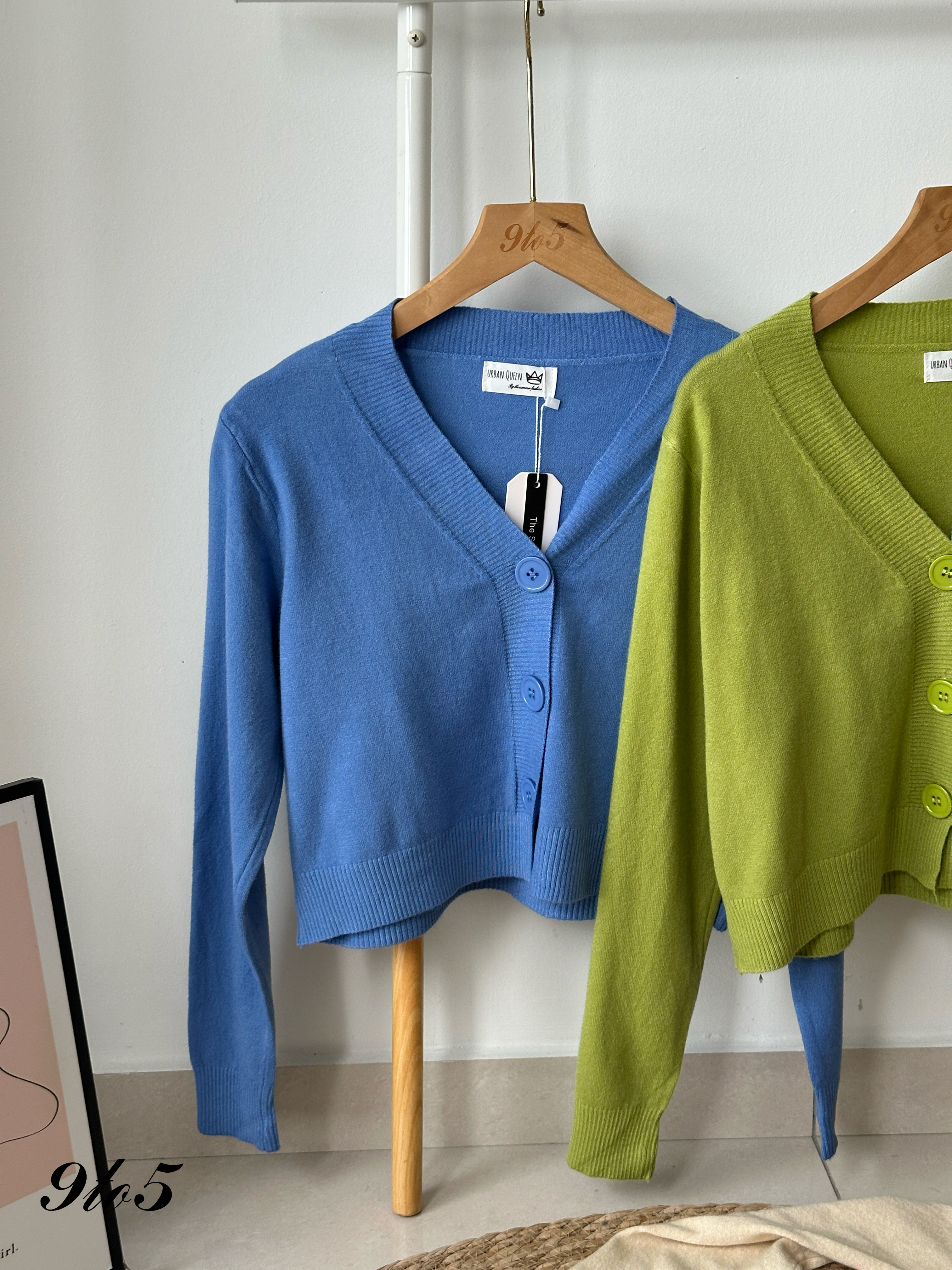 T4228 V Neck Knit Cardigan - 4 Colors 