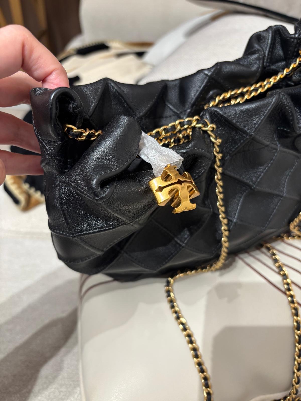 Tory Burch Chain Shoulder Bag Calfskin 100%Authentic, 99%New ✅Dust bag