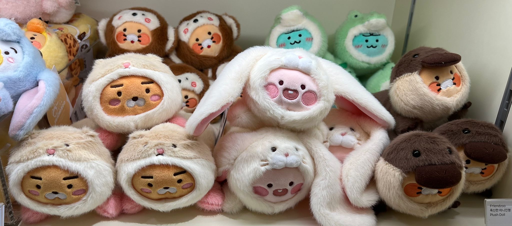 Kakao 動物手枕公仔