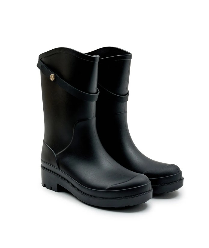 [ MONGDOL  ] Buckle Strap Rain Boots 中桶 水鞋]