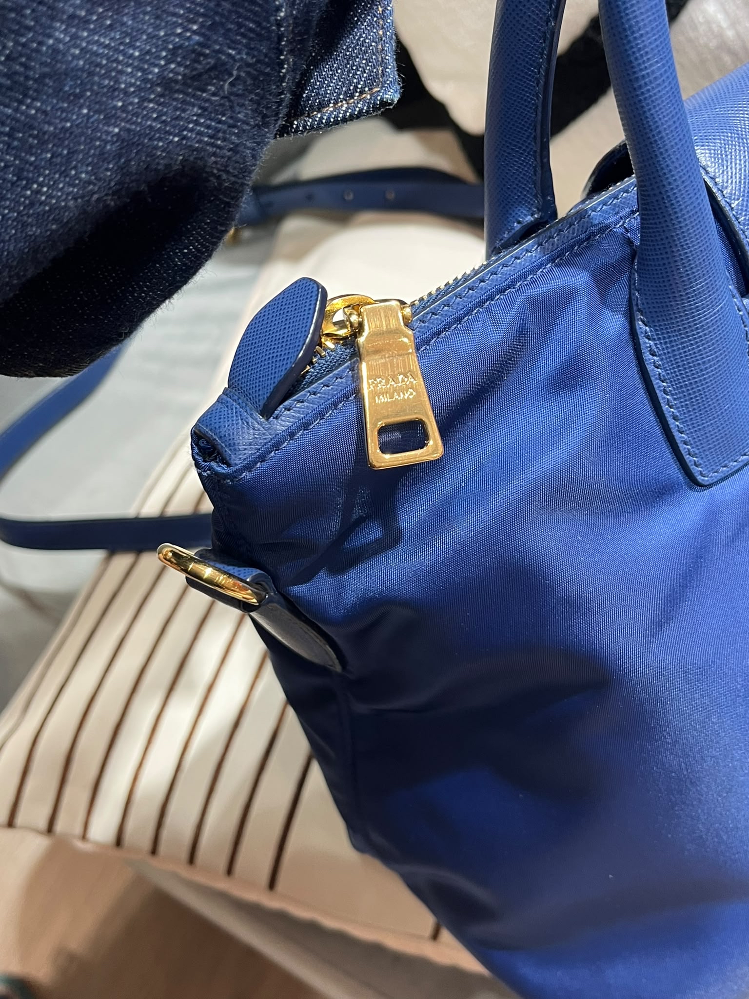Prada Nylon 2way Bag 100%Authentic, 98%New ✅Dust bag