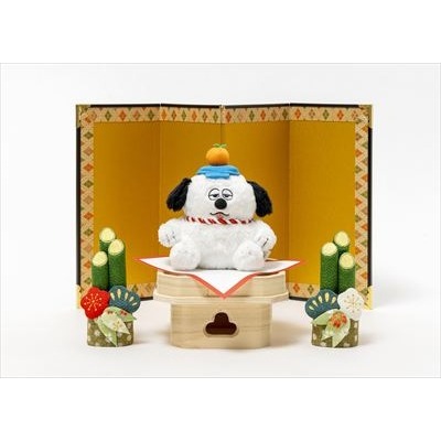 [現貨] [日本直送] SNOOPY'S BROTHER OLAF 鏡餅吊飾 約全長11.5cm {TF2605040}