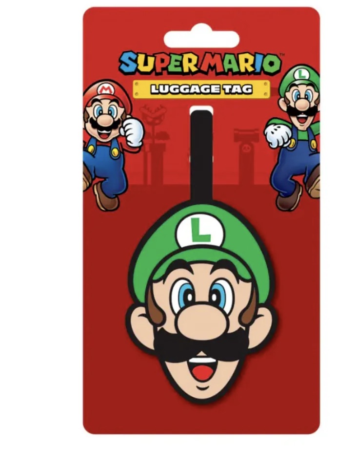 【全新Super Mario™ 款式】全球網上獨家發售🏆瑞士Travelmall 多功能行李吊牌 (五款選擇)│防水、防潑 PVC|獨特設計【