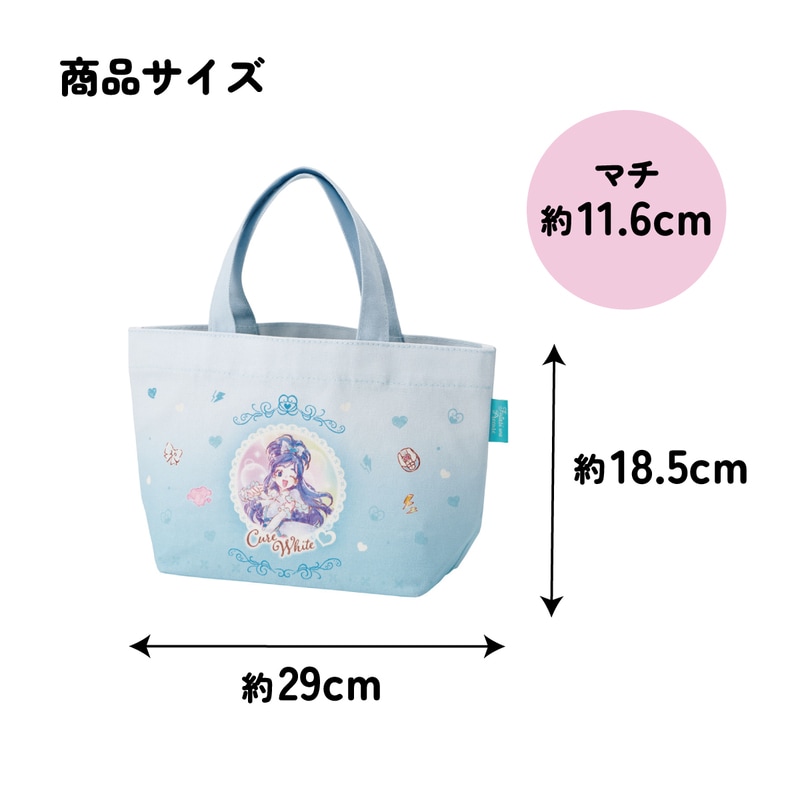 光之美少女 PreCure 帆布午餐手提袋 #P-PCG1063 [Skater] (PRE-ORDER) [2026/06]