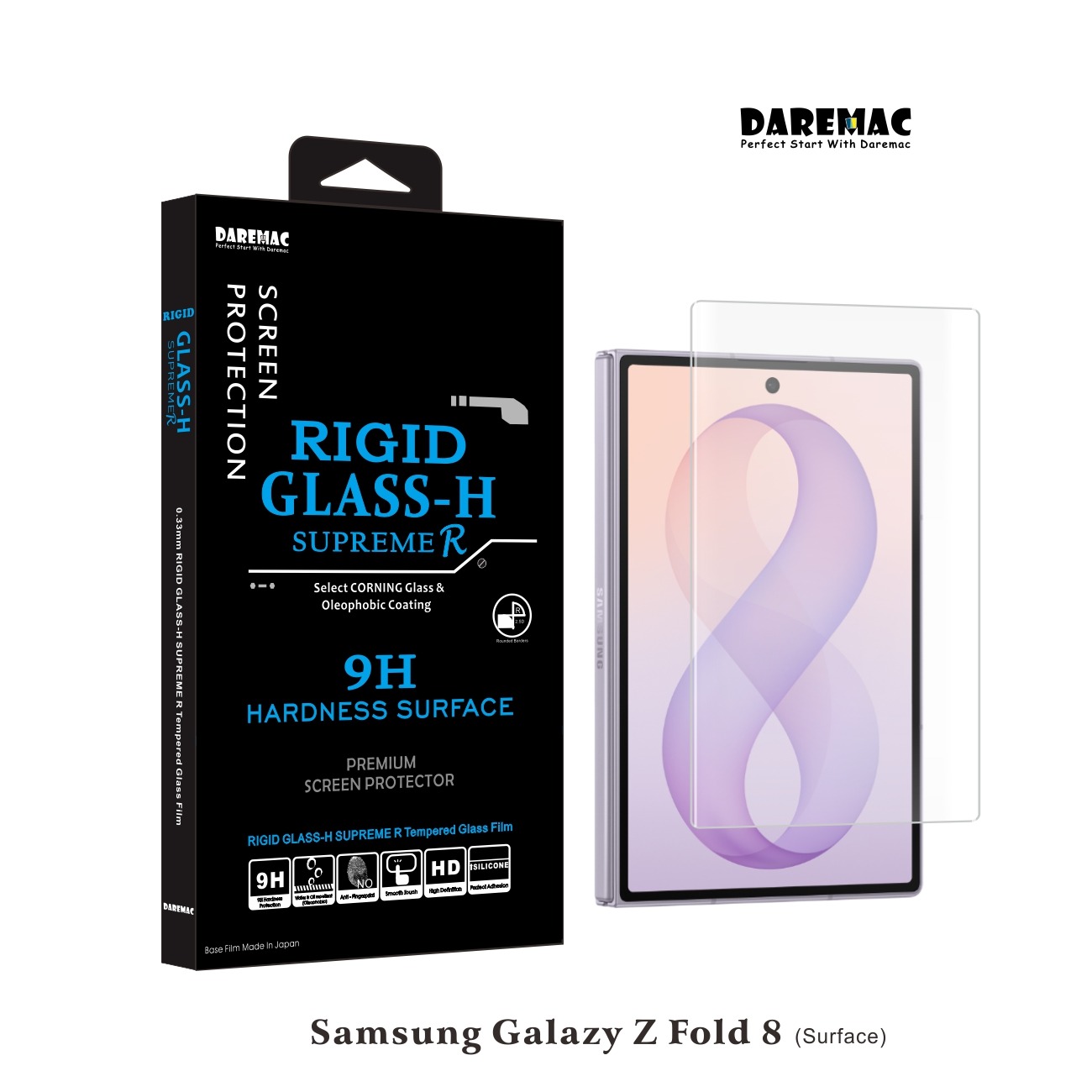 Daremac Samsung Galaxy Z Fold 8 /Z Fold8 Ultra 2.5D康寧玻璃貼