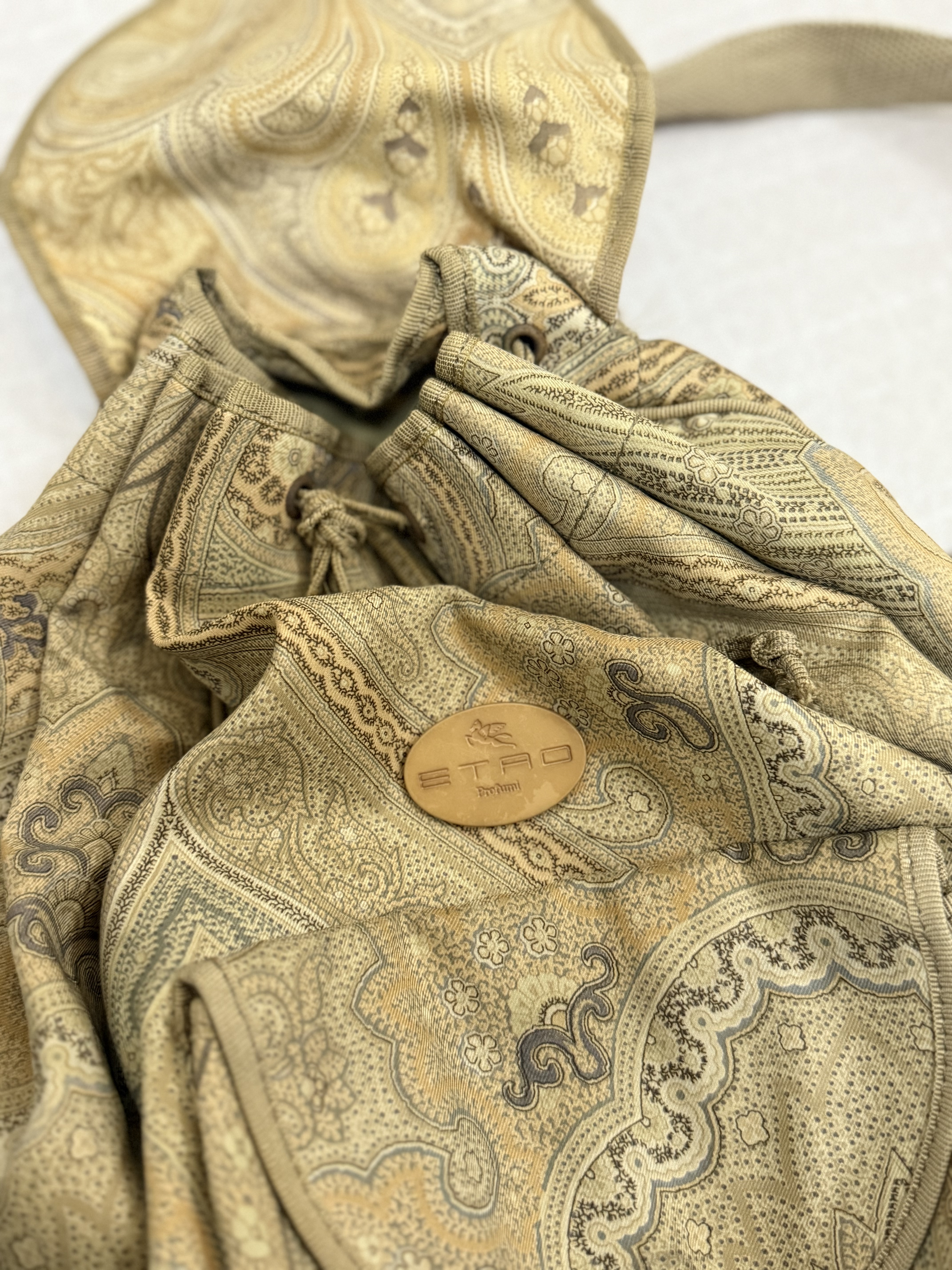 Etro Paisley Drawstring Backpack