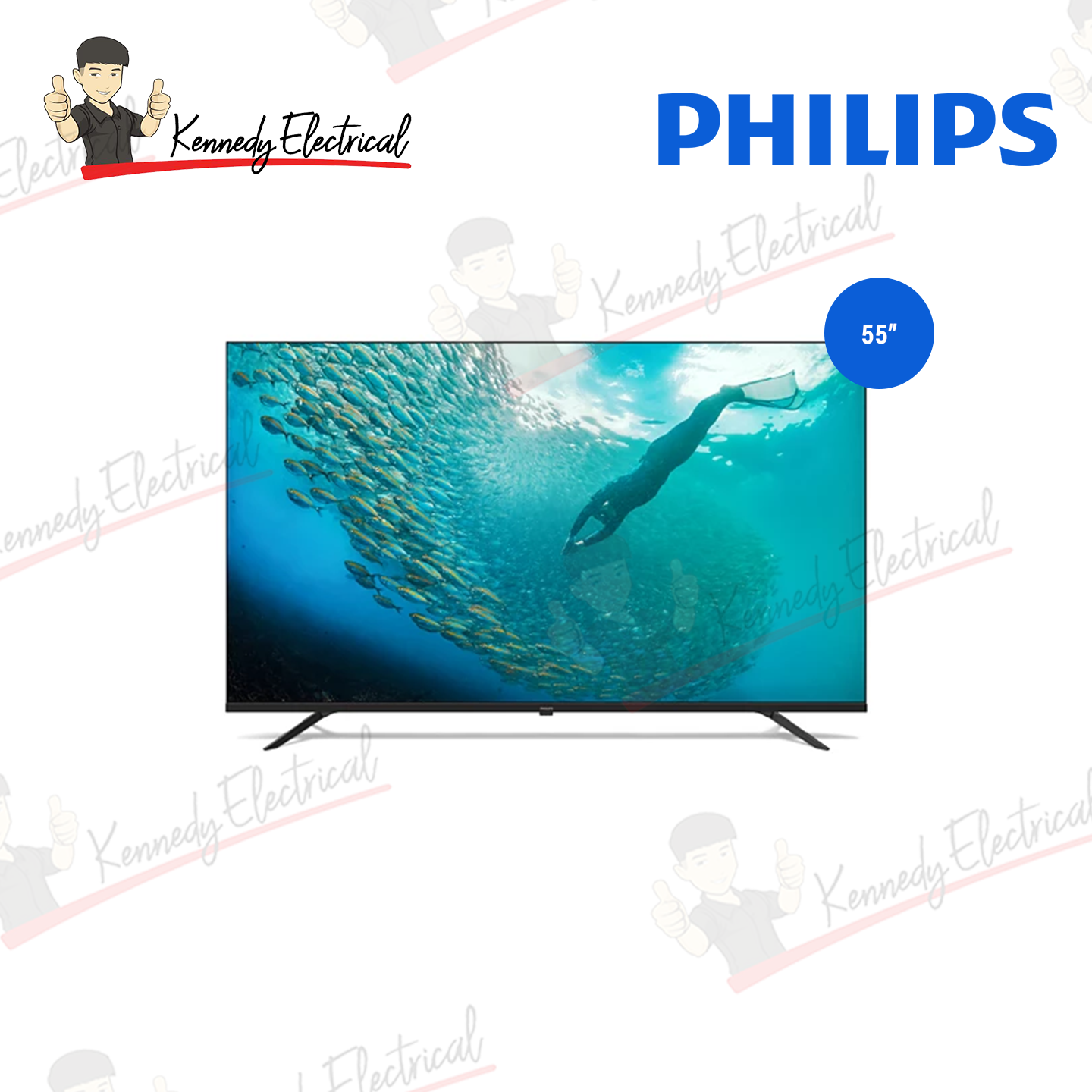 Philips 55" 4K LED Google TV  55PUT7129/68
