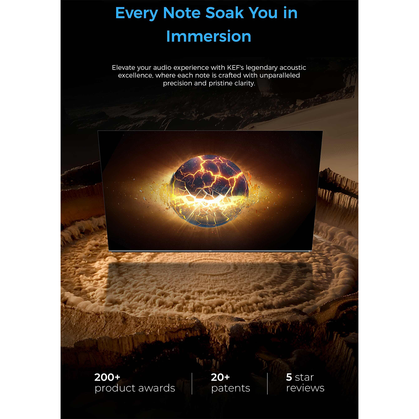 Haier 85" HQLED 4K Smart TV (H85M80FUX)